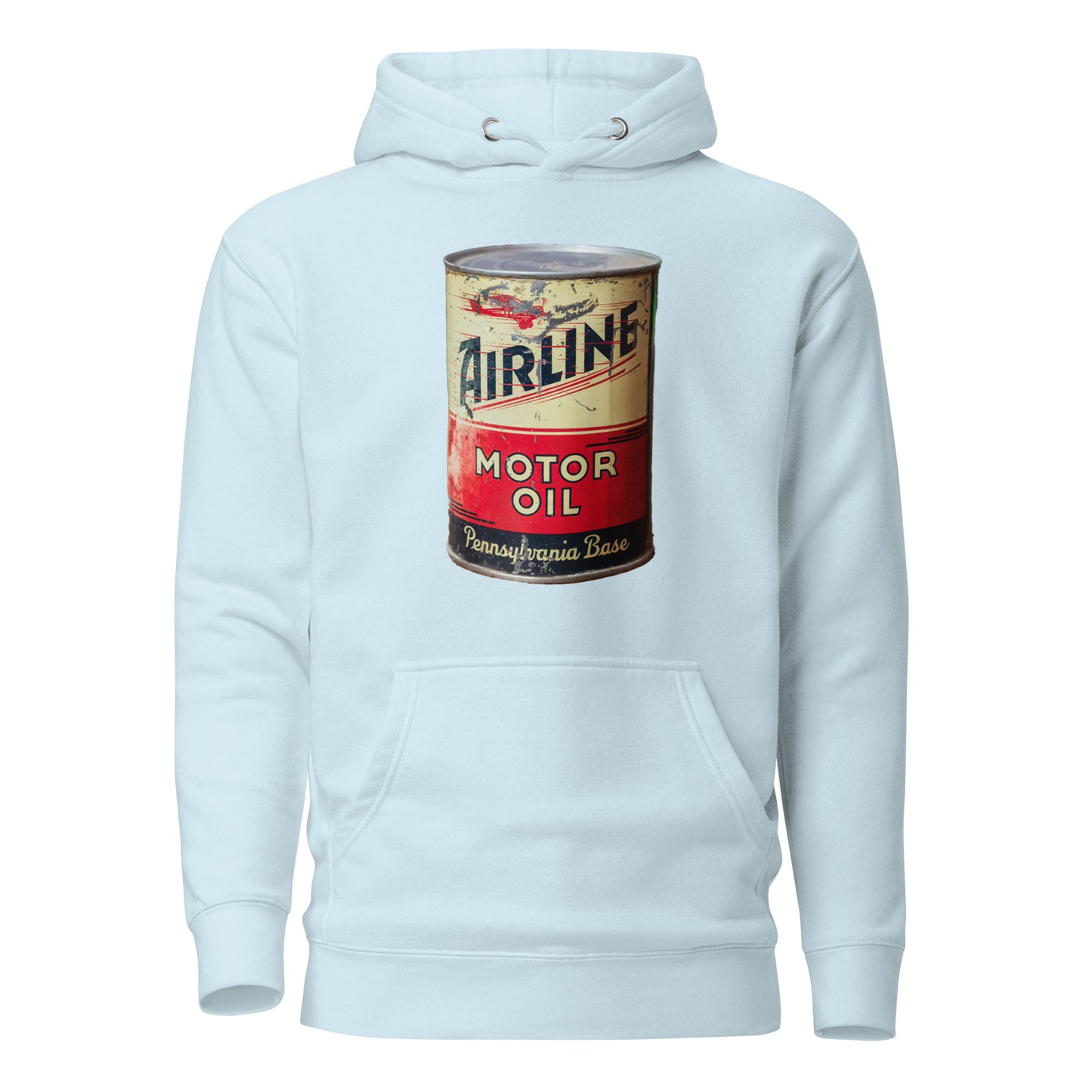 Aviation Oil Soup Can Style Unisex Hoodie