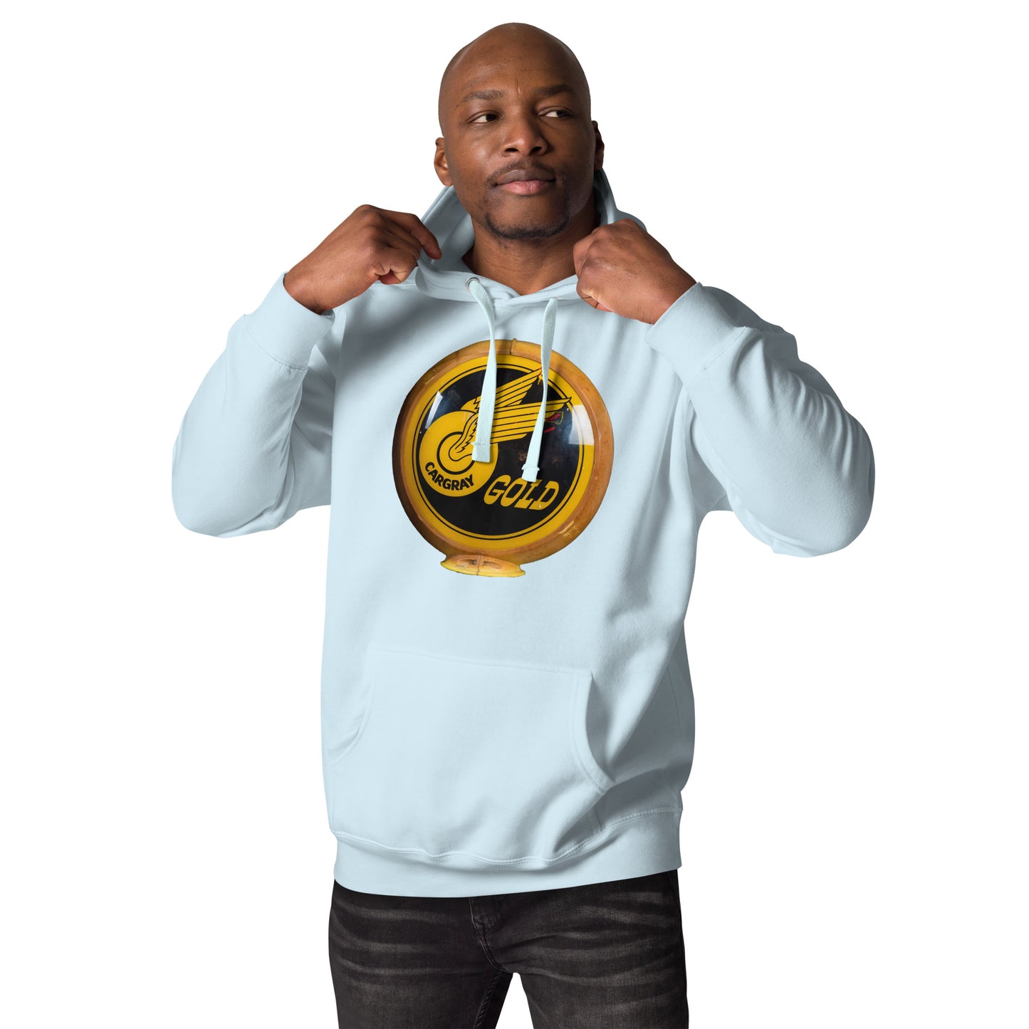 Cargray Gold Globe Style Unisex Hoodie