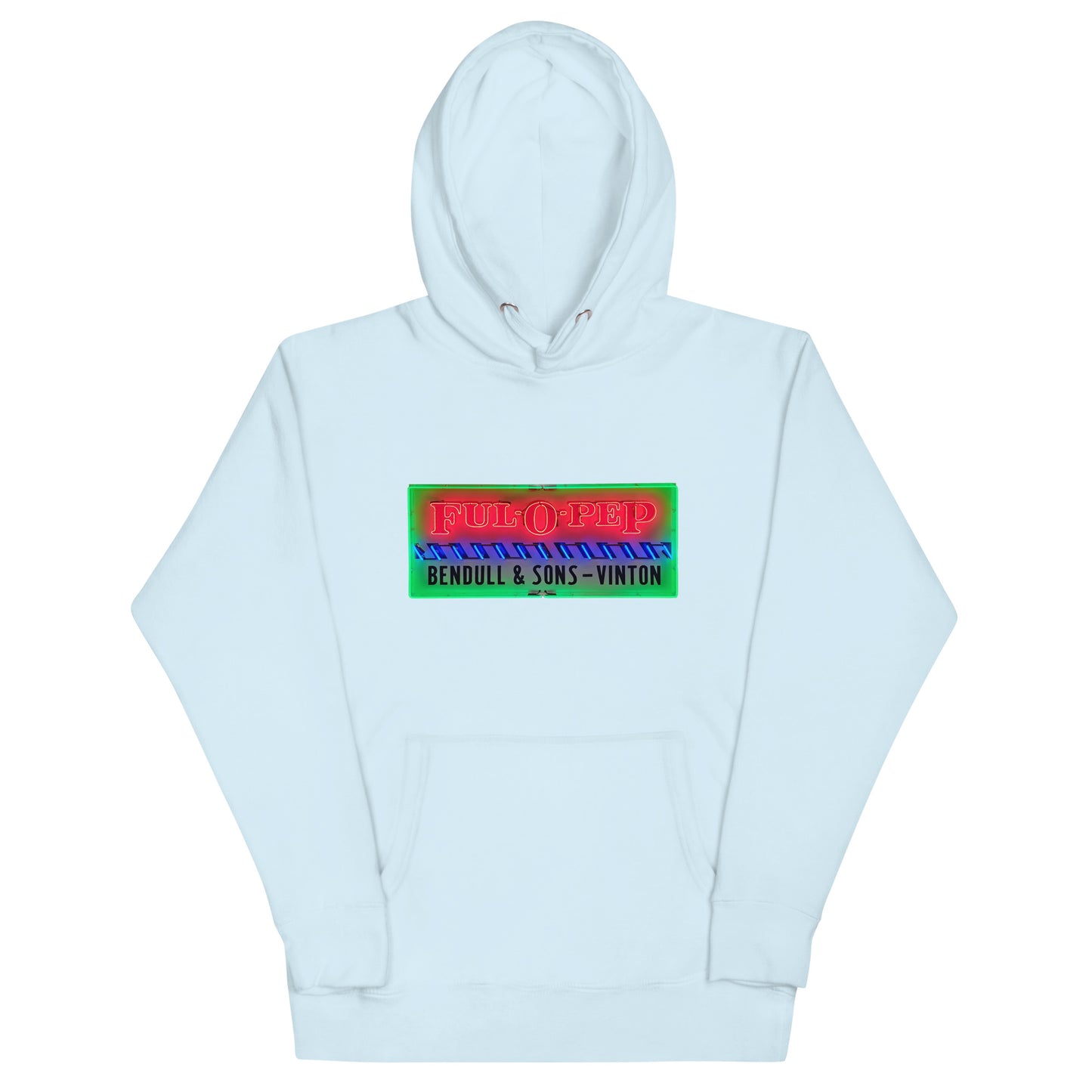 Vintage Racing Sign Neon Style Unisex Hoodie