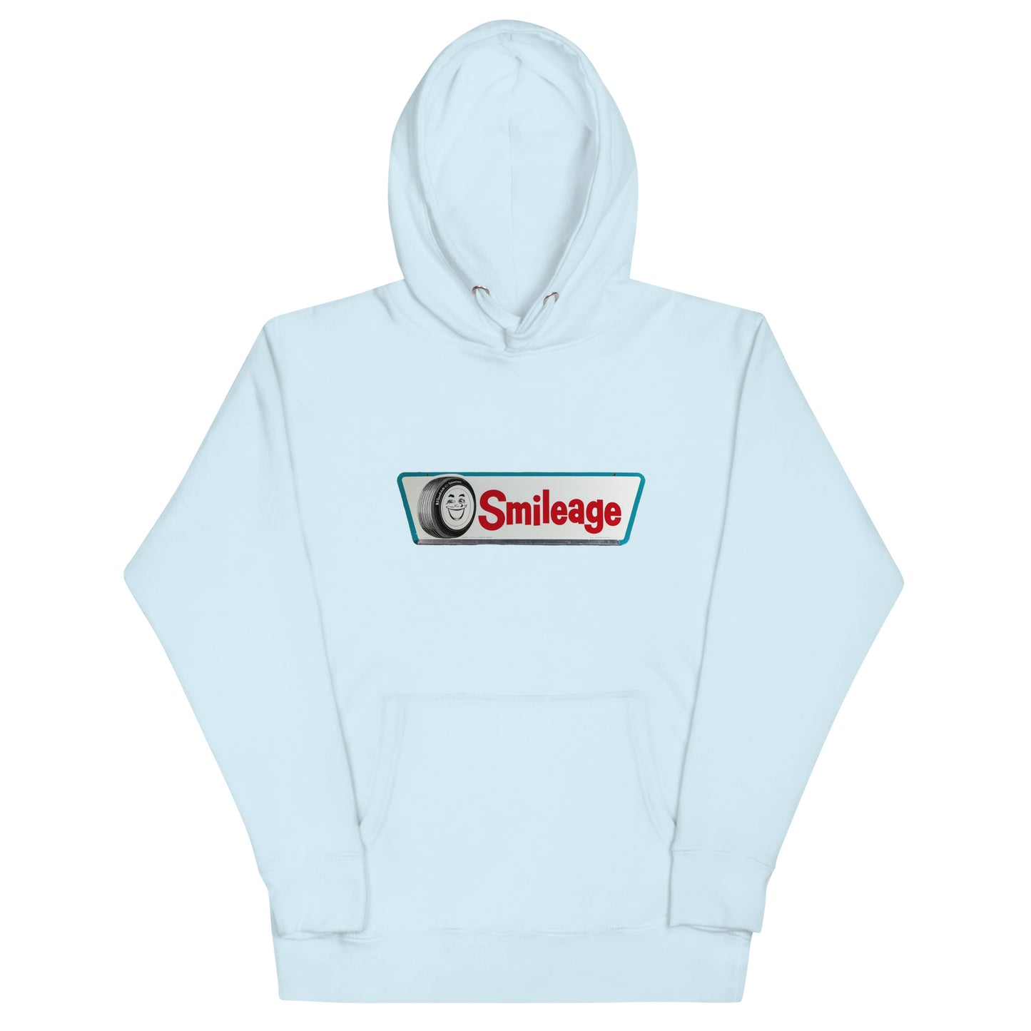 Retro Smileage Tire Sign Unisex Hoodie