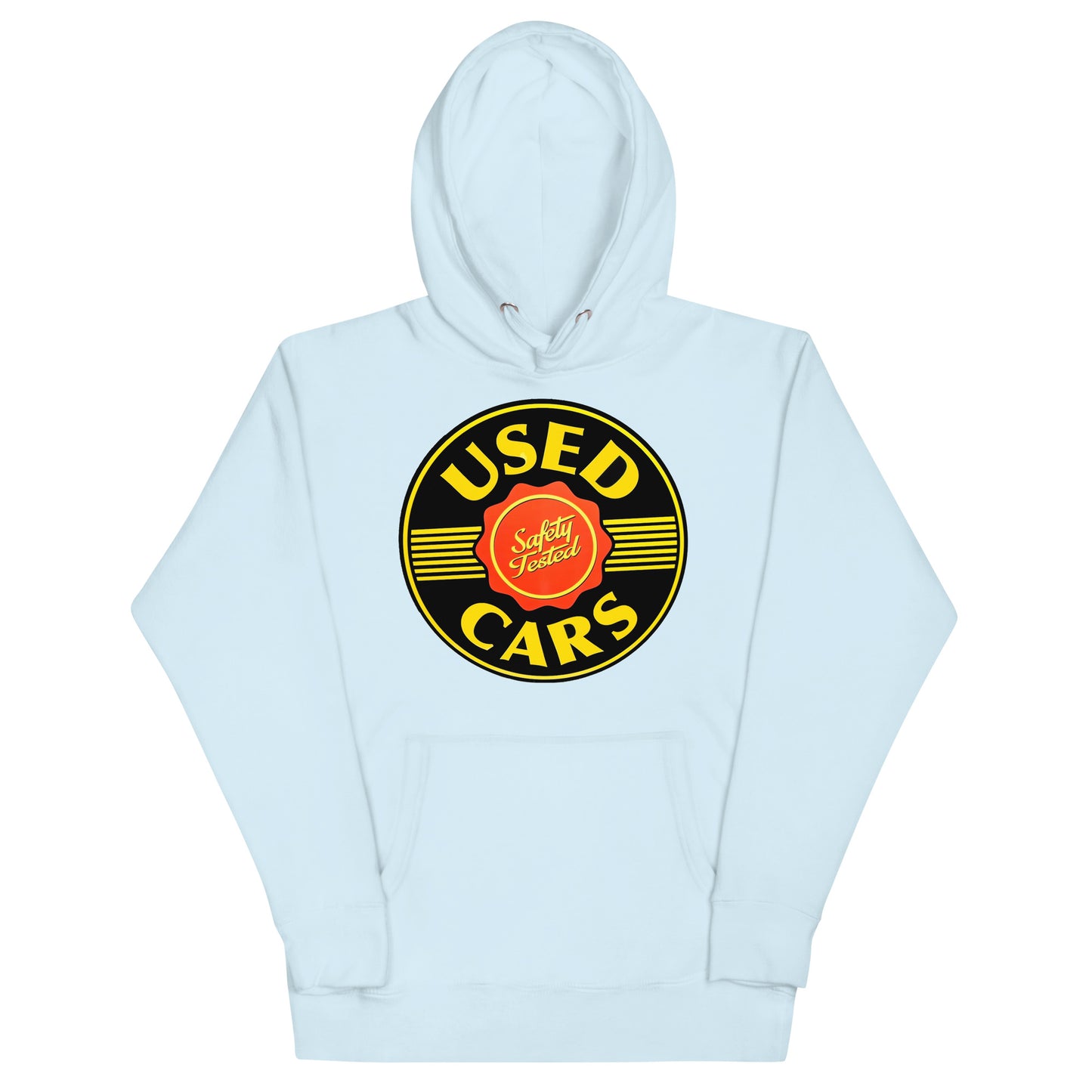 Vintage Porcelain Used Car Sign Unisex Hoodie