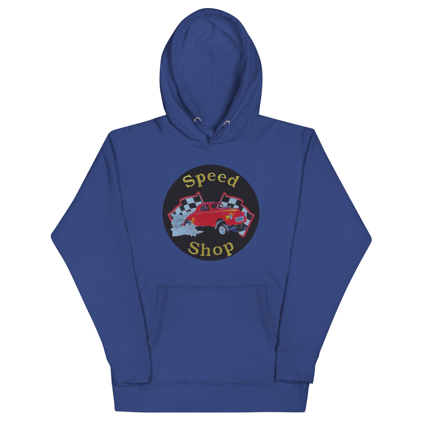 Retro Speed Shop Tin Style Unisex Hoodie