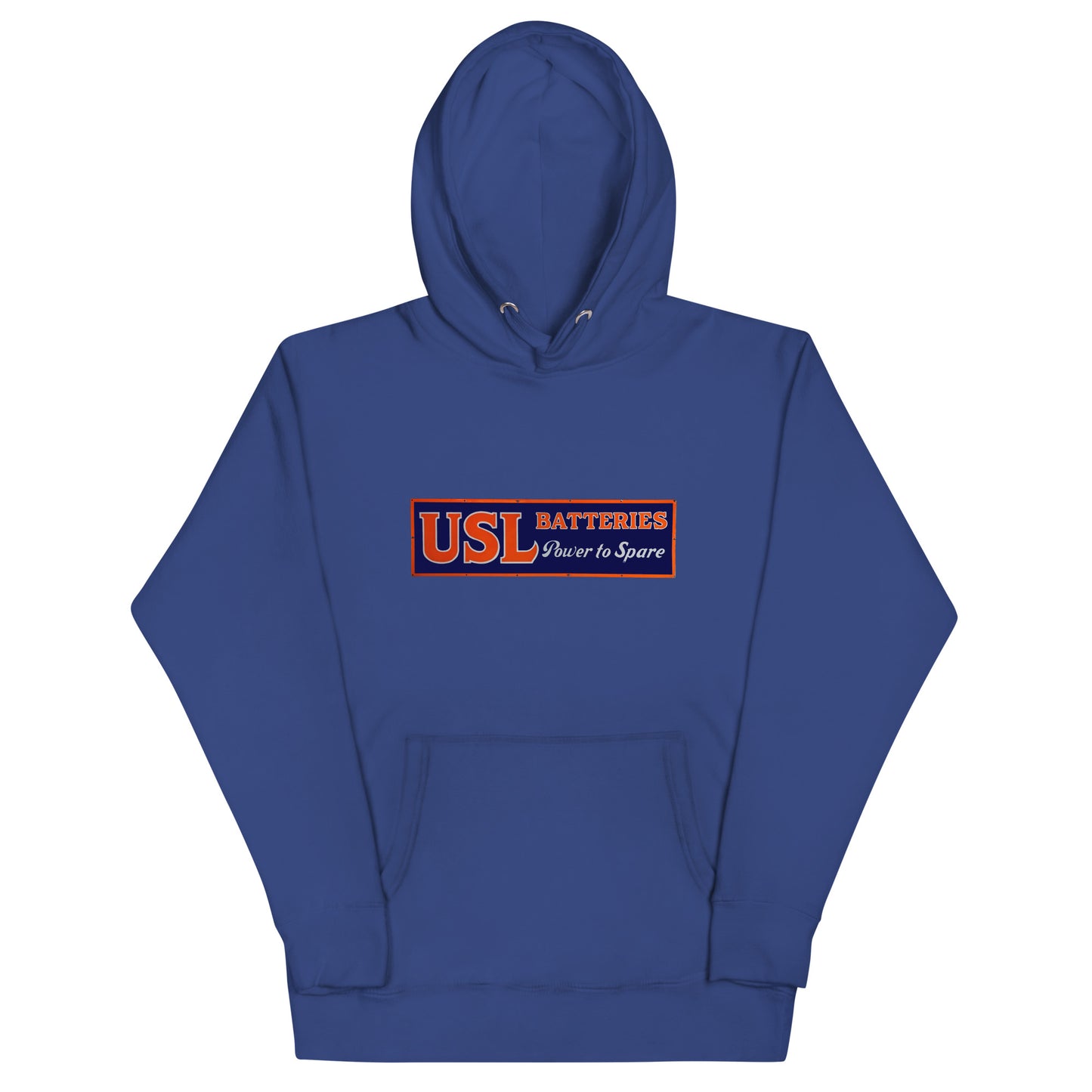 Retro USL Battery Tin Style Unisex Hoodie