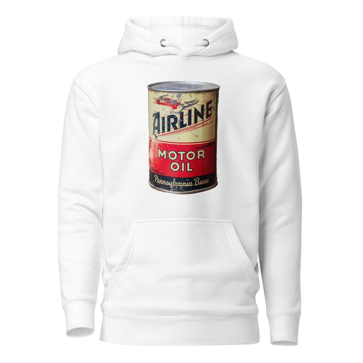 Aviation Oil Soup Can Style Unisex Hoodie