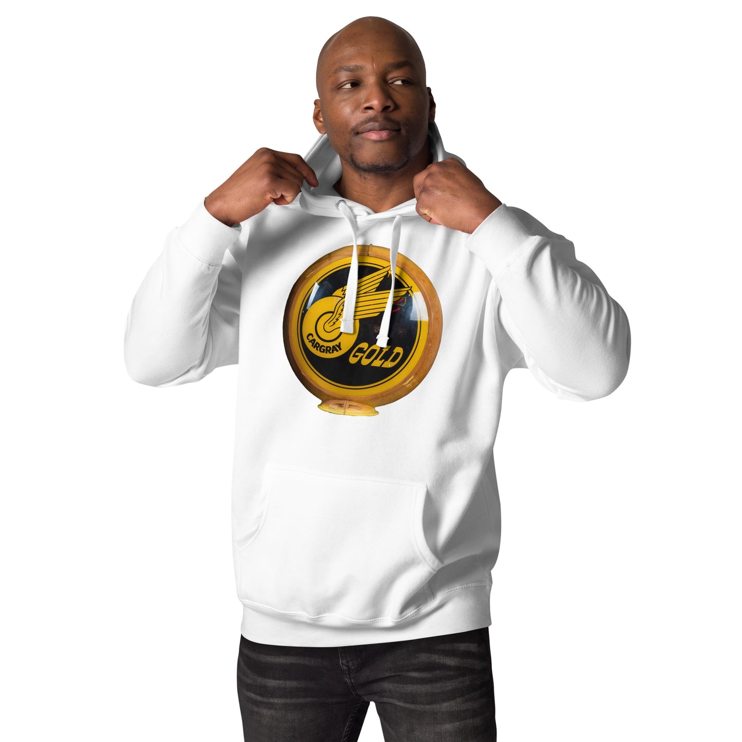 Cargray Gold Globe Style Unisex Hoodie