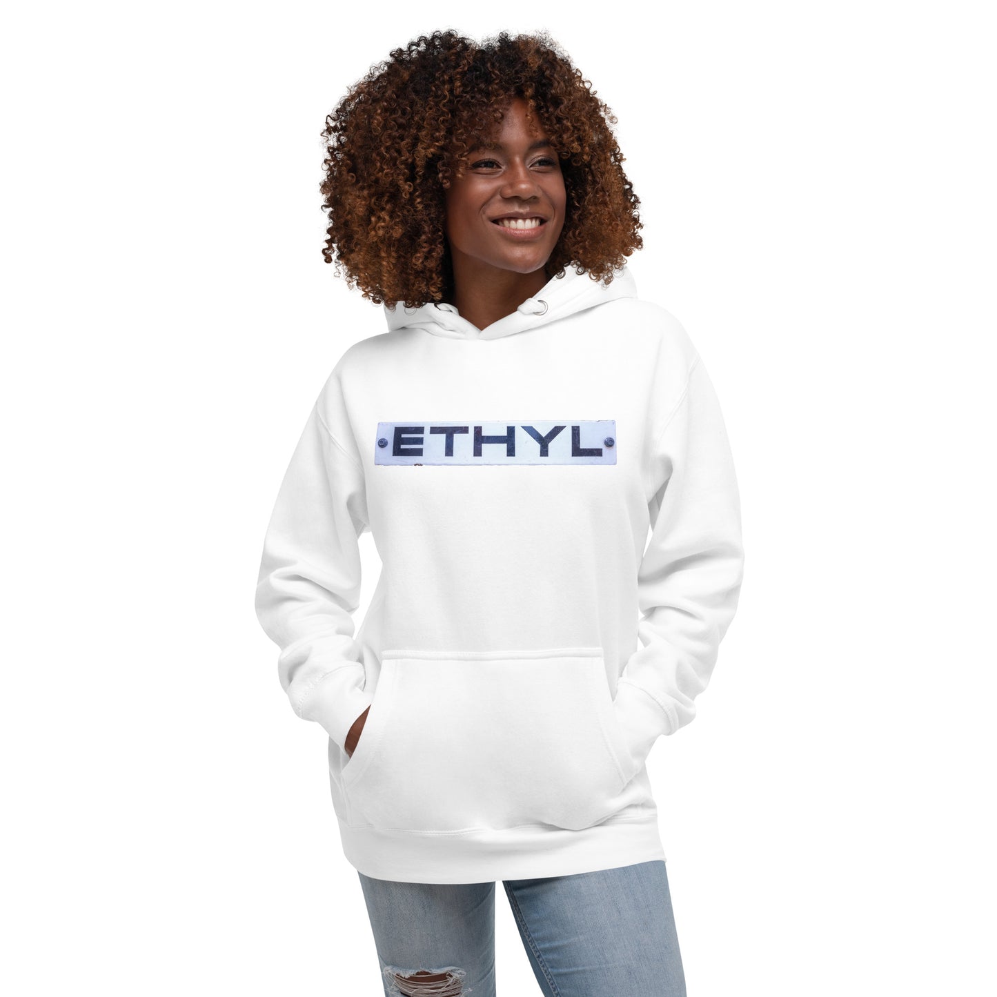 Vintage Ethyl Gas Sign Unisex Hoodie