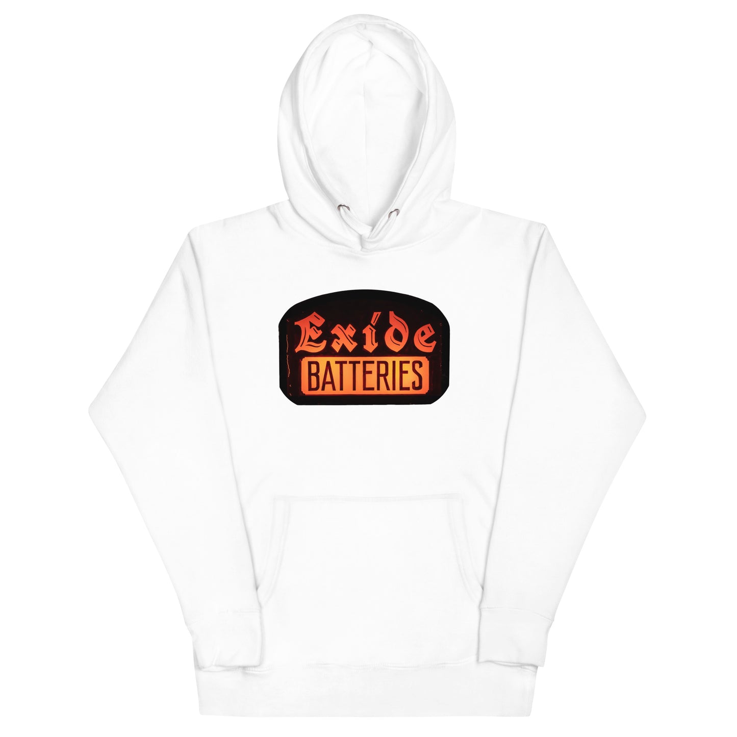 Vintage Battery Sign Unisex Hoodie