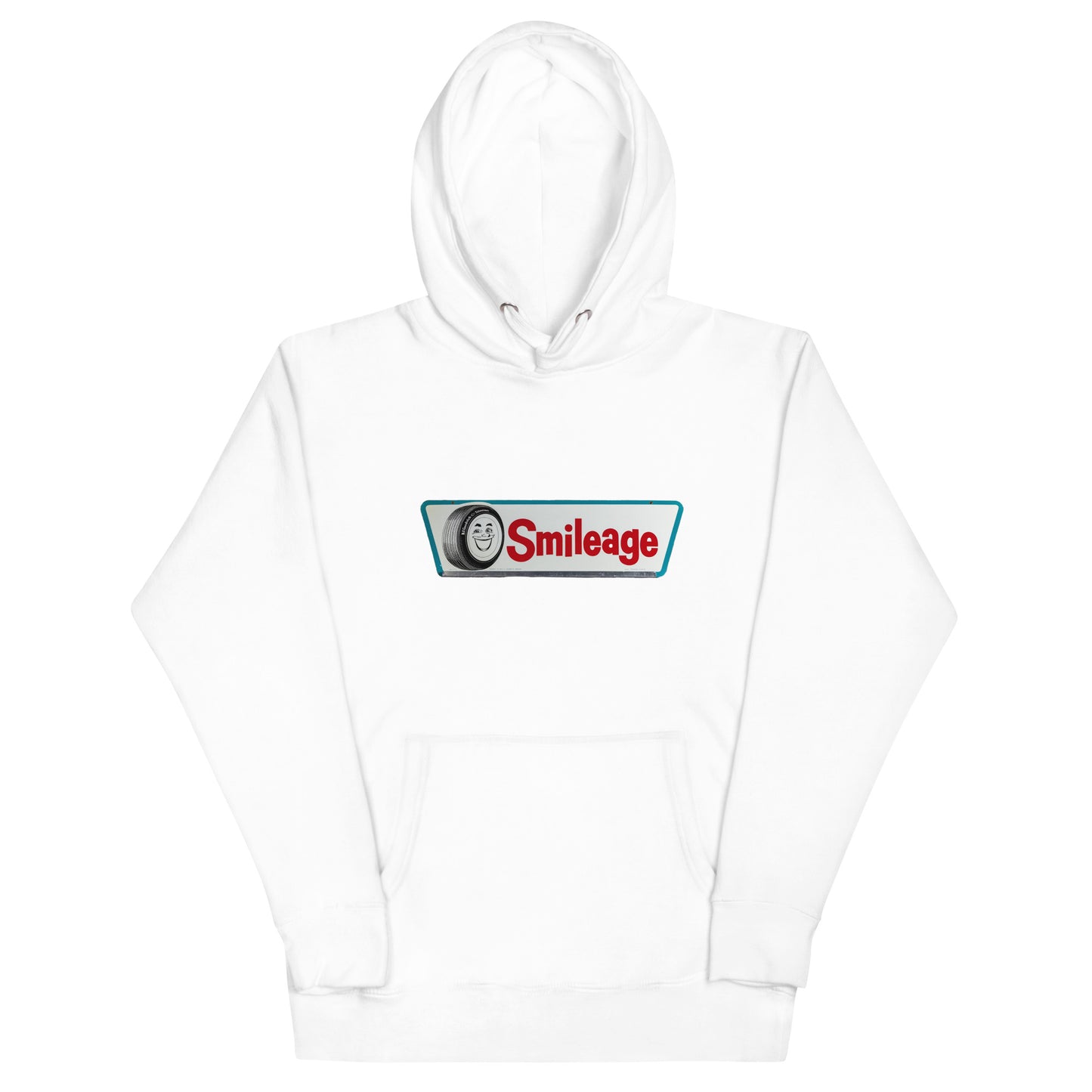 Retro Smileage Tire Sign Unisex Hoodie