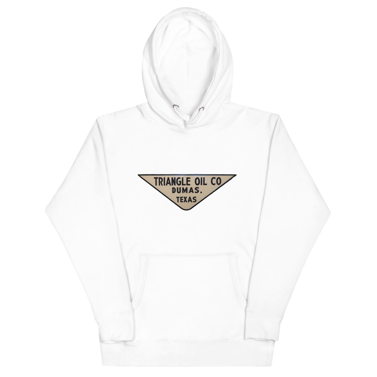 Retro Triangle Oil Company Tin Style Unisex Hoodie