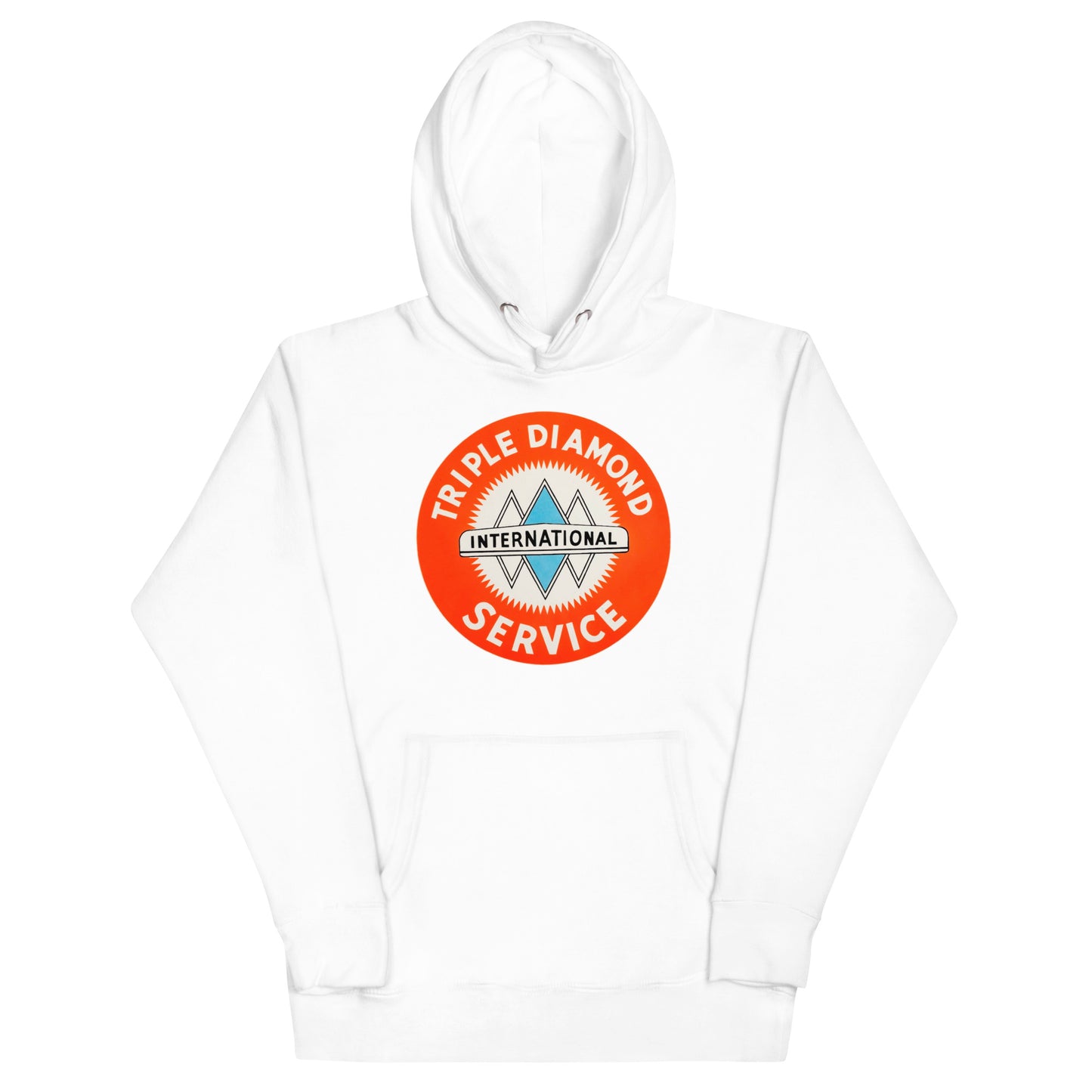 Triple Diamond Service Tin Style Unisex Hoodie