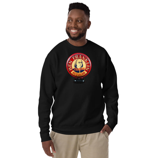 Ben Franklin Globe Style Unisex Premium Sweatshirt