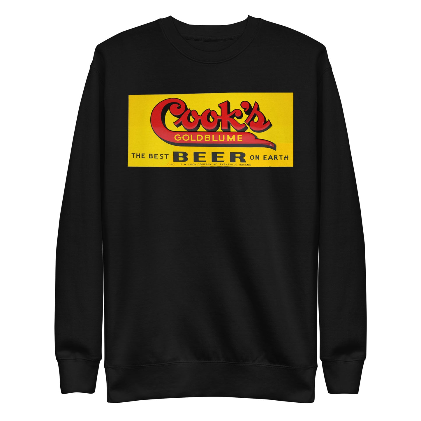 Cooks Beer Vintage Tin Style Unisex Premium Sweatshirt