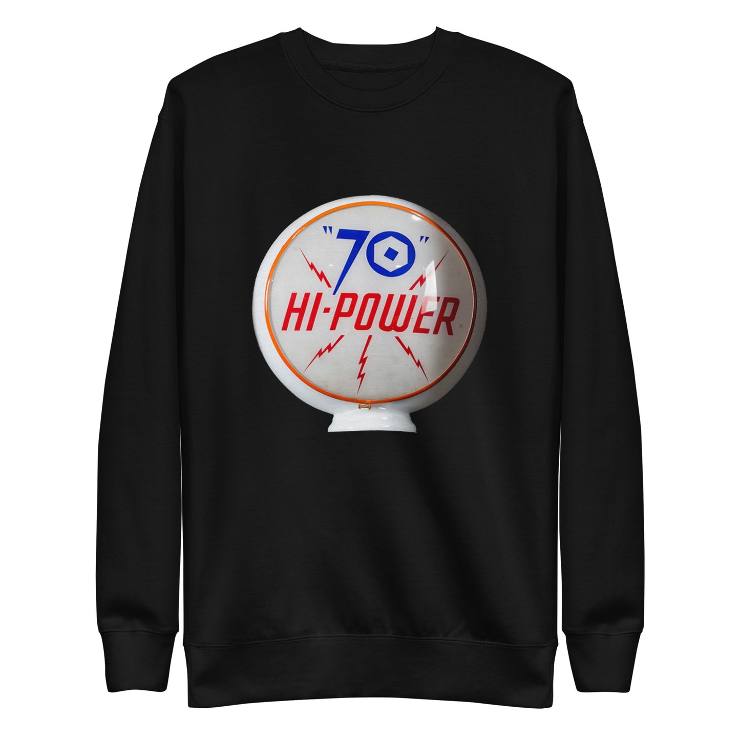 Gas Globe Retro Globe Design Unisex Premium Sweatshirt