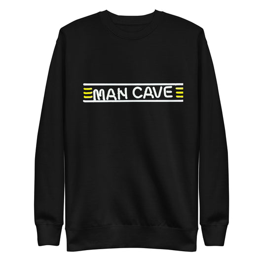 Man Cave Neon Style Unisex Premium Sweatshirt