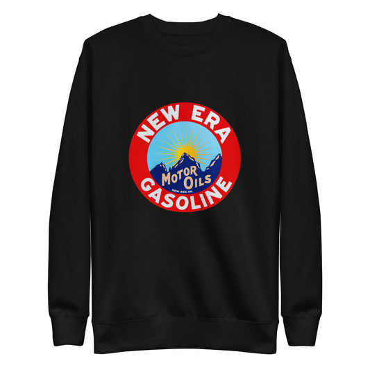 Retro Gas Sign New Era Unisex Premium Sweatshirt
