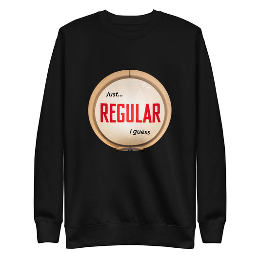 Retro Gas Globe Style Regular Unisex Premium Sweatshirt