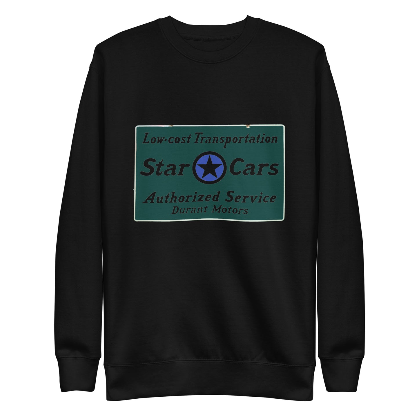 Retro Star Cars Porcelin Style Painted Unisex Premium Sweatshirt