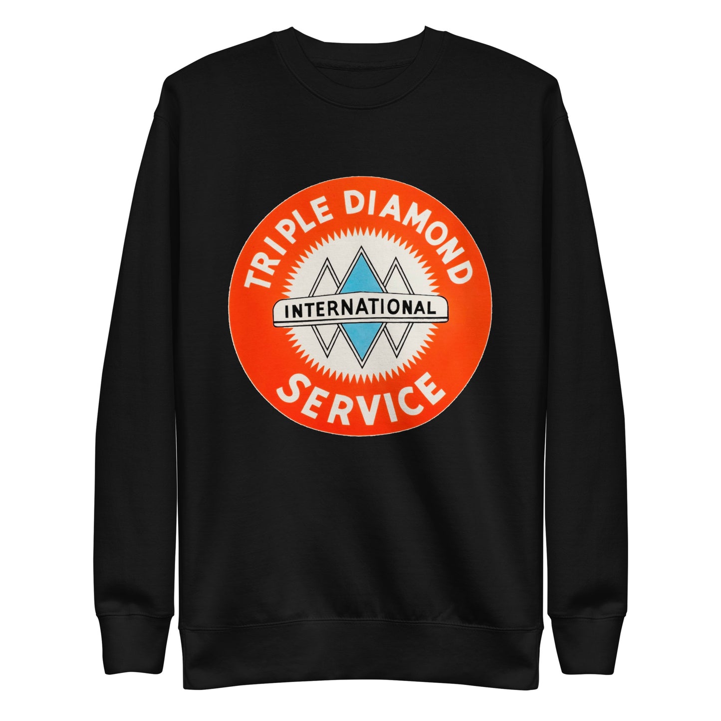 Triple Diamond Service Tin Style Unisex Premium Sweatshirt