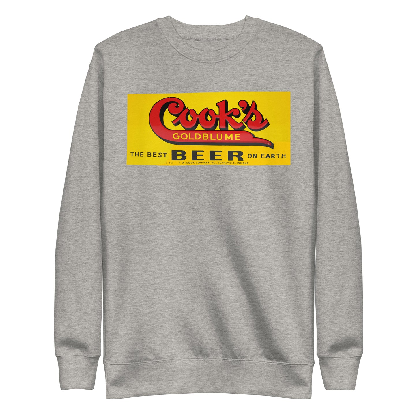 Cooks Beer Vintage Tin Style Unisex Premium Sweatshirt