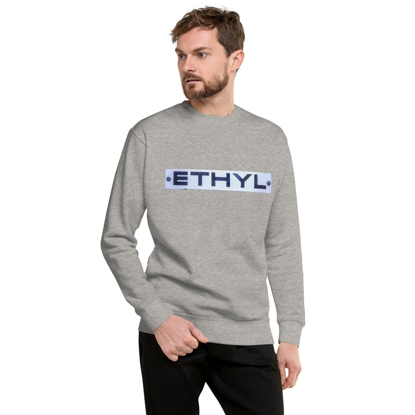 Vintage Ethyl Gas Sign Unisex Premium Sweatshirt