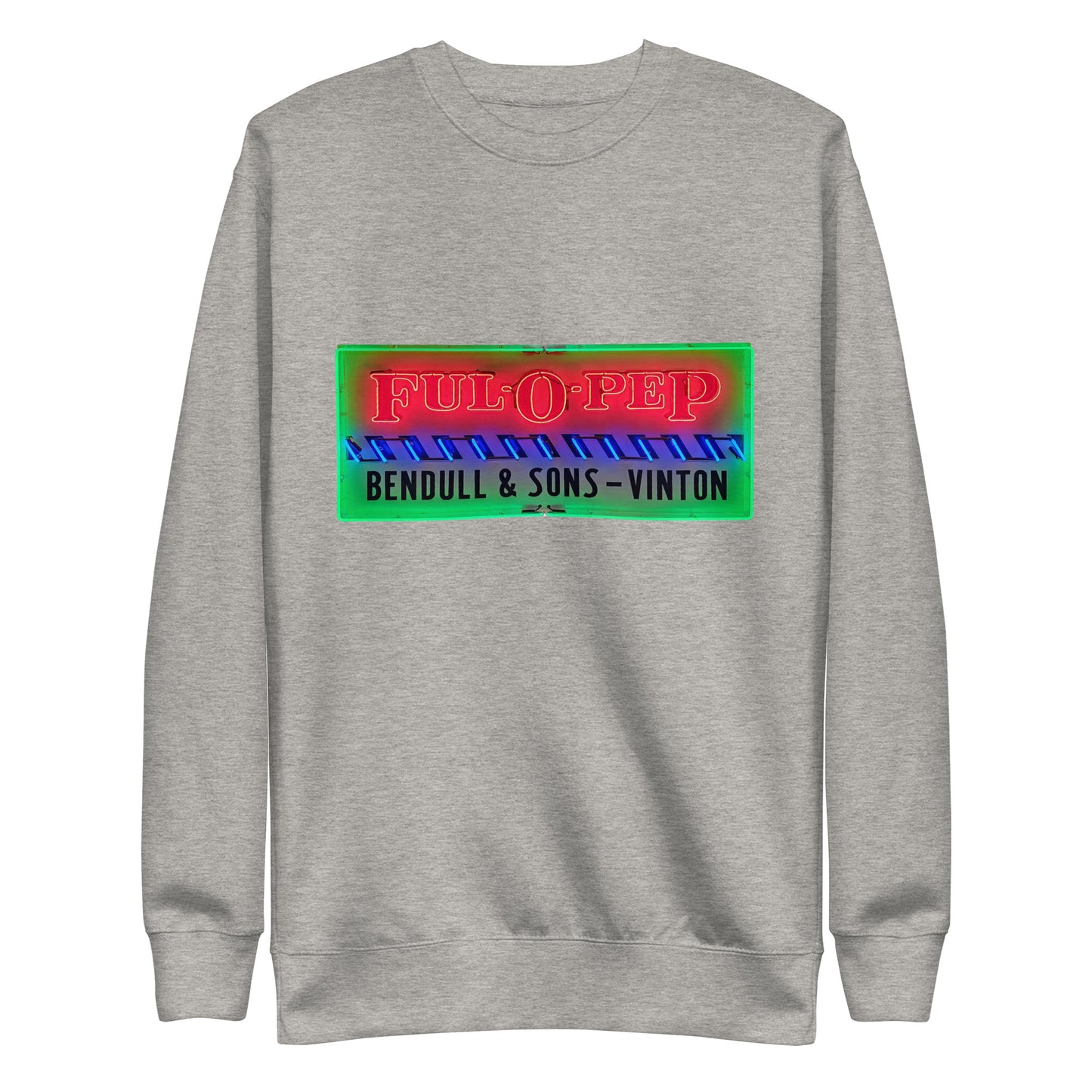 Vintage Racing Sign Neon Style Unisex Premium Sweatshirt