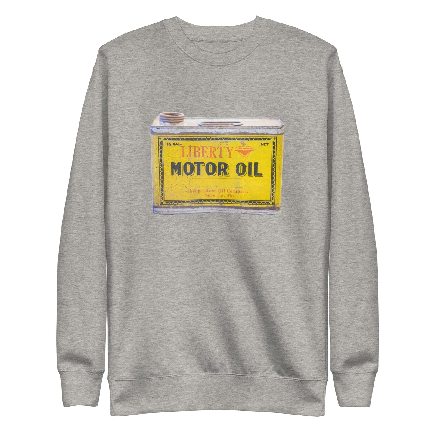 Vintage Patina Oil Can Unisex Premium Sweatshirt