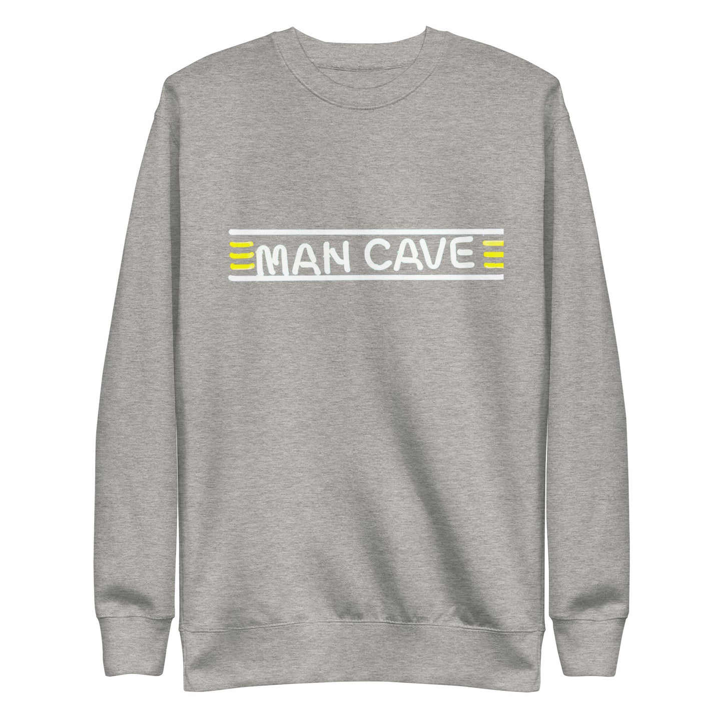 Man Cave Neon Style Unisex Premium Sweatshirt