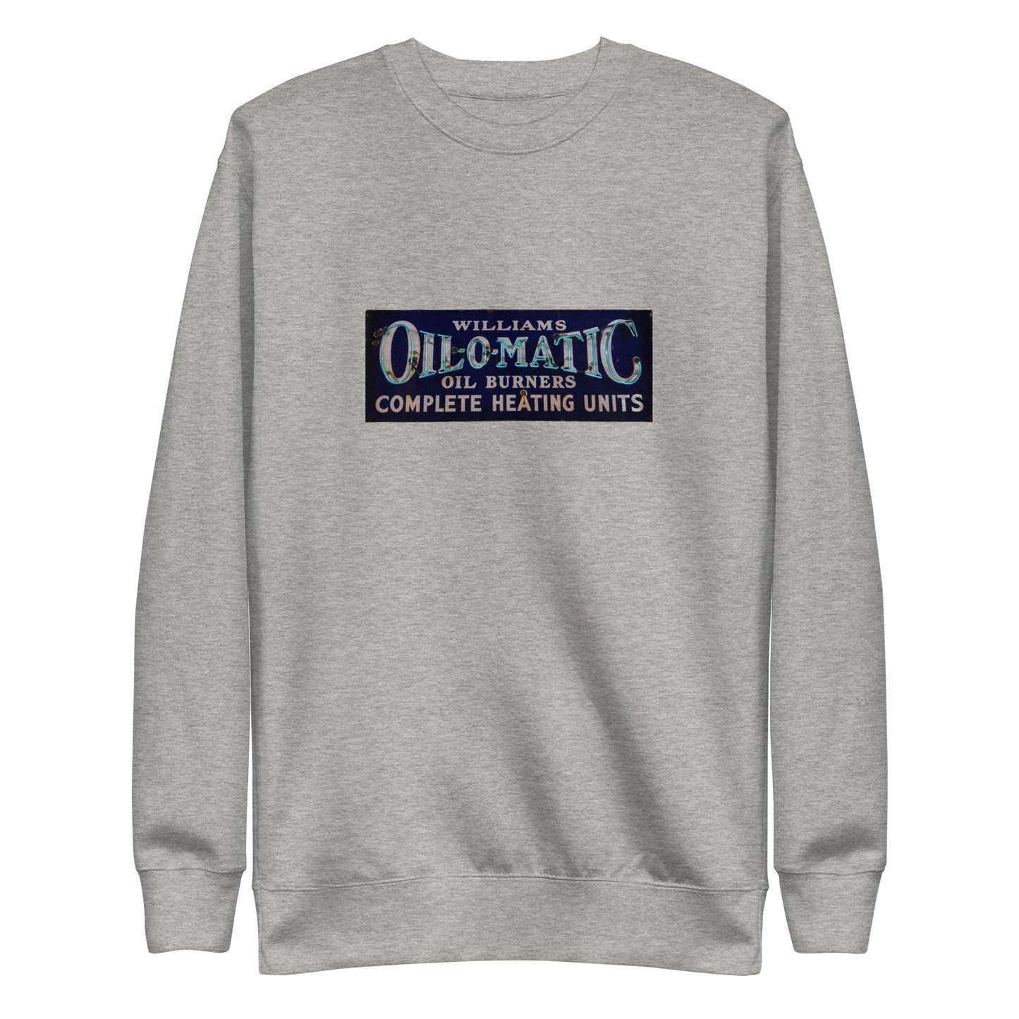 Vintage Oil O Matic Heating Neon Style Unisex Premium Sweatshirt