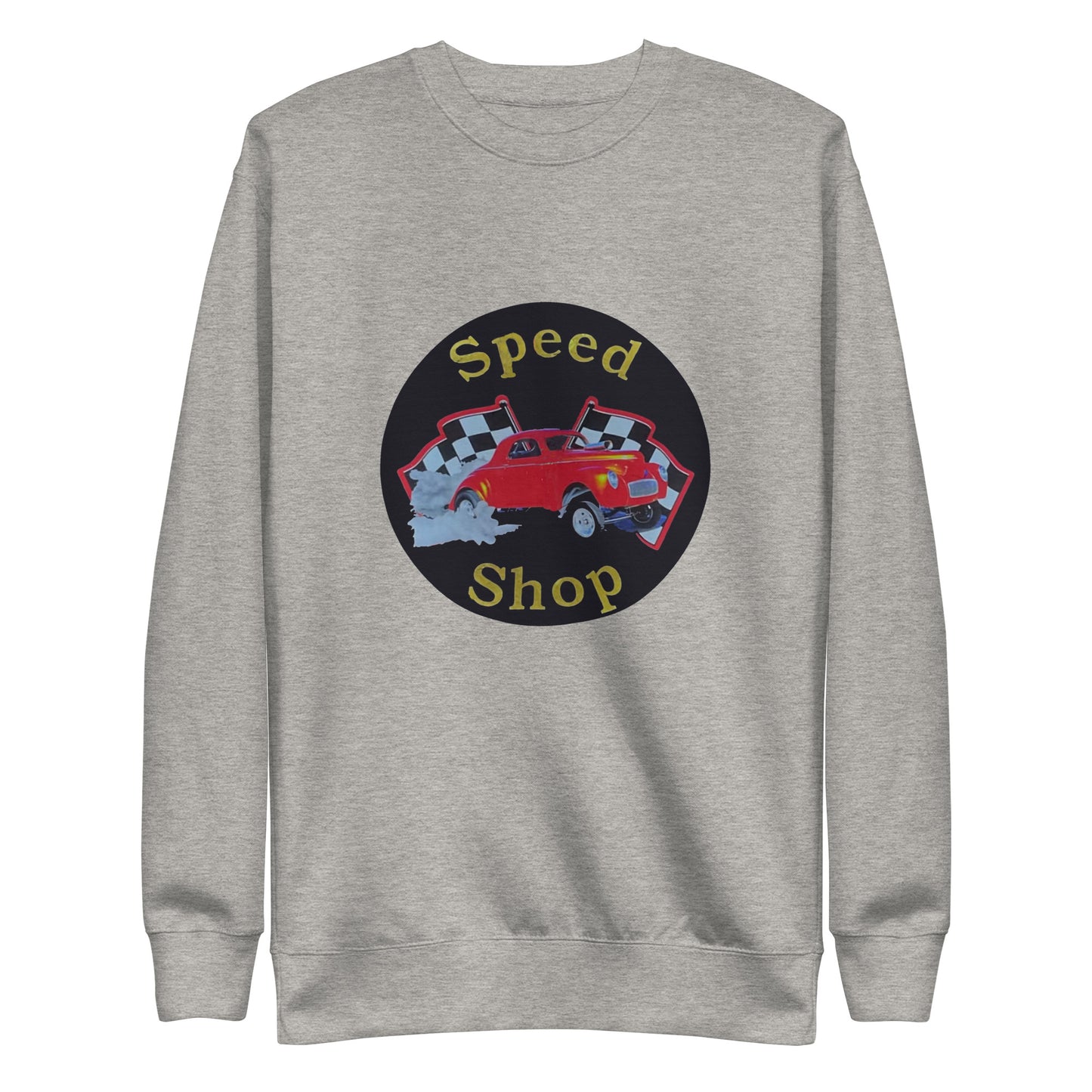 Retro Speed Shop Tin Style Unisex Premium Sweatshirt