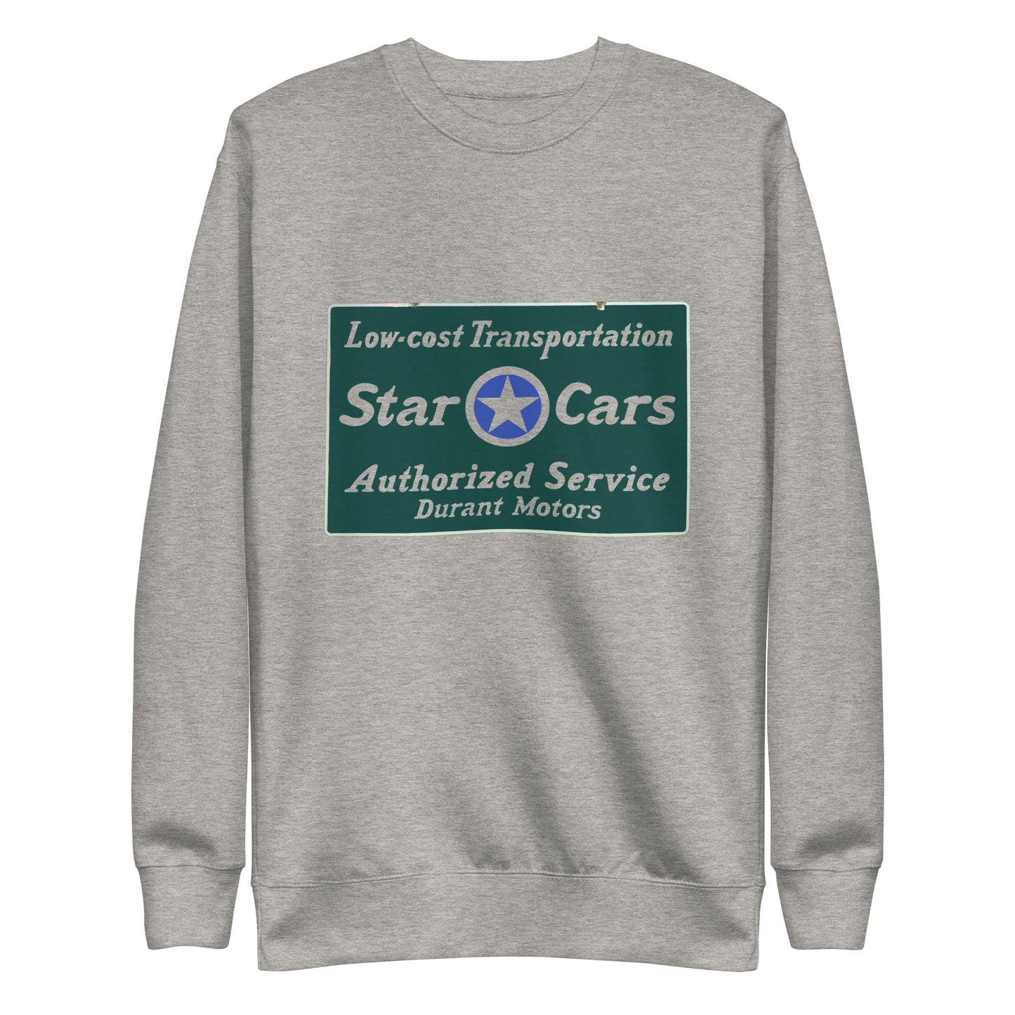 Retro Star Cars Porcelin Style Painted Unisex Premium Sweatshirt