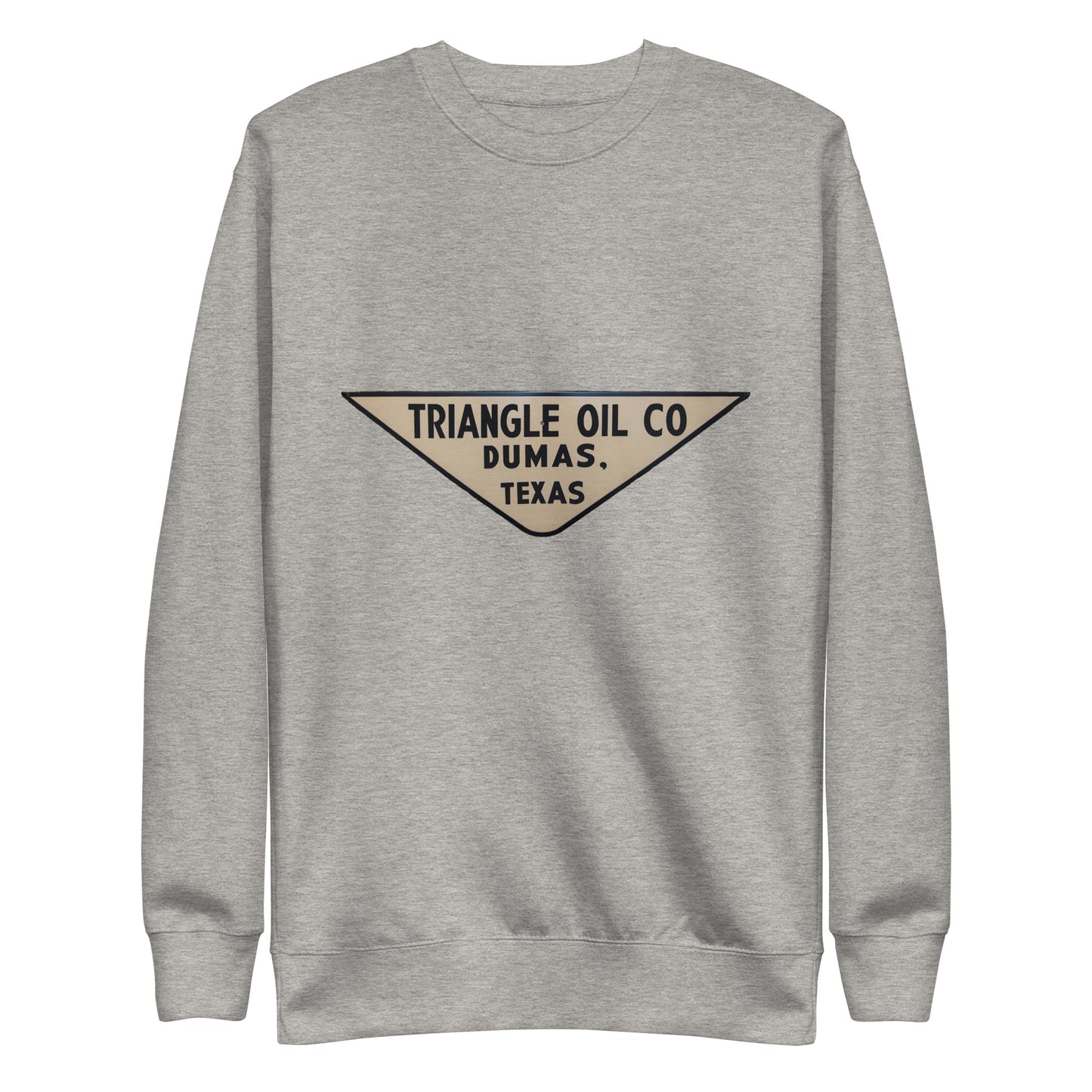 Retro Triangle Oil Company Tin Style Unisex Premium Sweatshirt