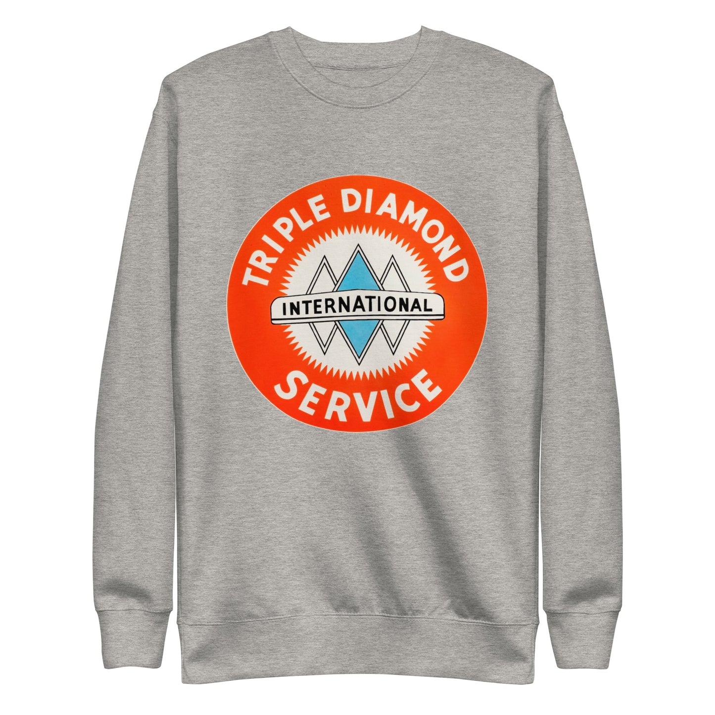 Triple Diamond Service Tin Style Unisex Premium Sweatshirt