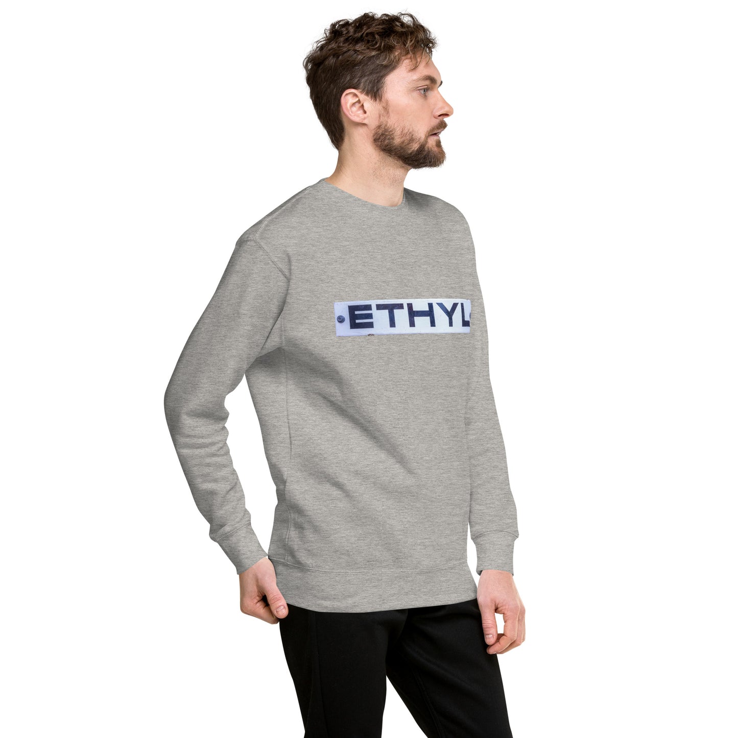 Vintage Ethyl Gas Sign Unisex Premium Sweatshirt