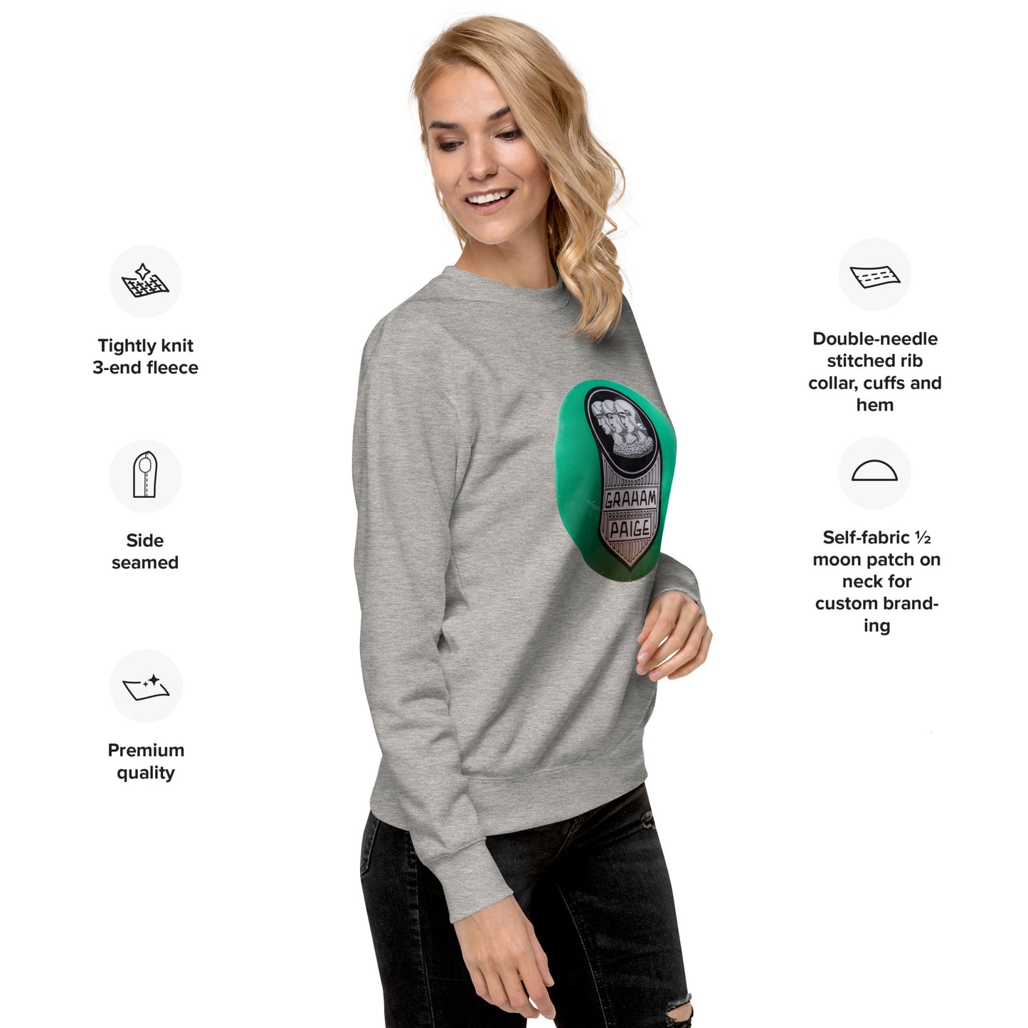 Retro Graham Paige GlobeDesign Unisex Premium Sweatshirt