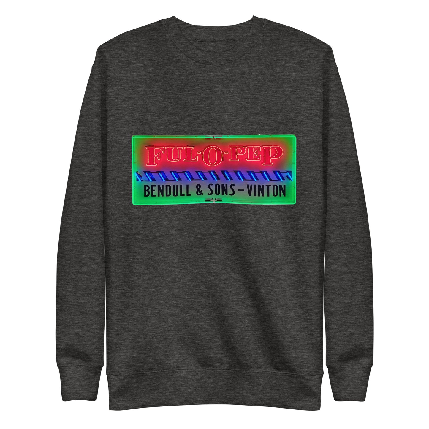 Vintage Racing Sign Neon Style Unisex Premium Sweatshirt