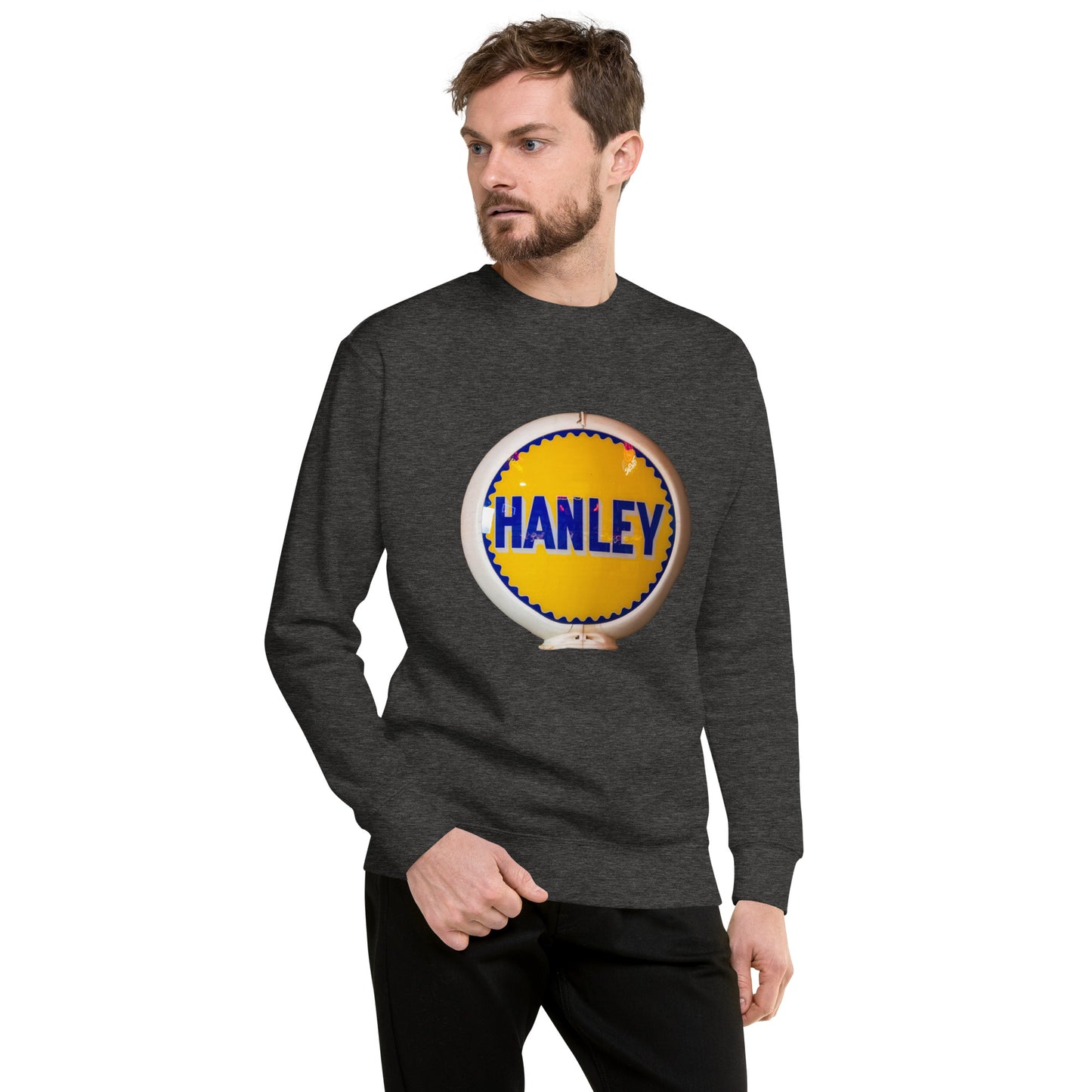 Retro Gas Globe Handly Unisex Premium Sweatshirt