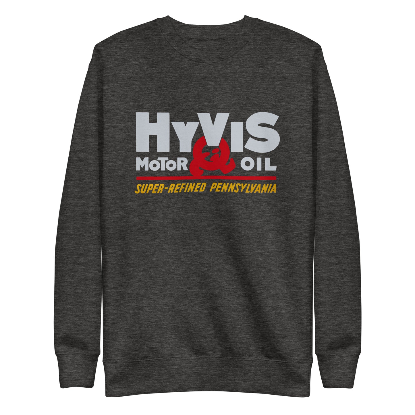 Vintage Porcelain Motor Oil Sign Unisex Premium Sweatshirt