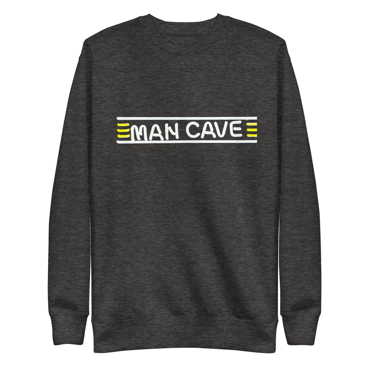 Man Cave Neon Style Unisex Premium Sweatshirt