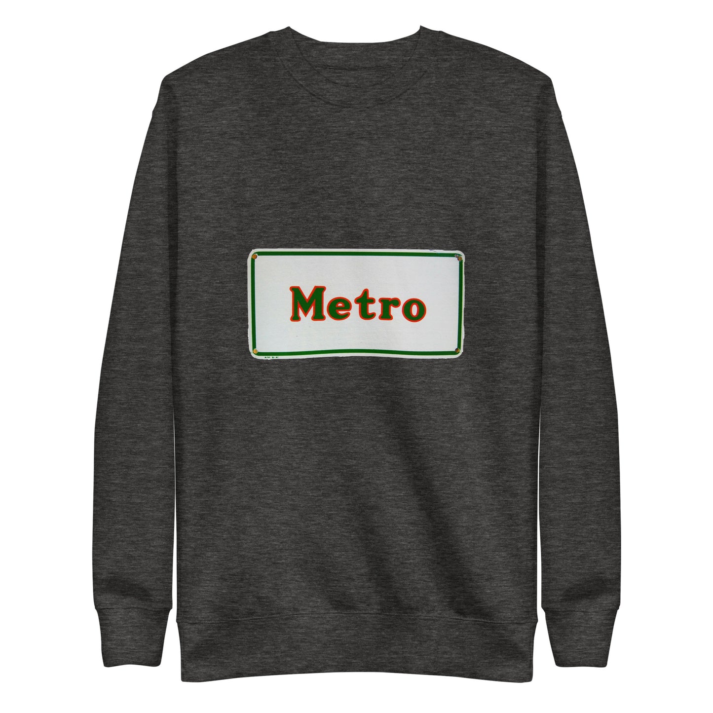 Retro Metro Tin Style Unisex Premium Sweatshirt