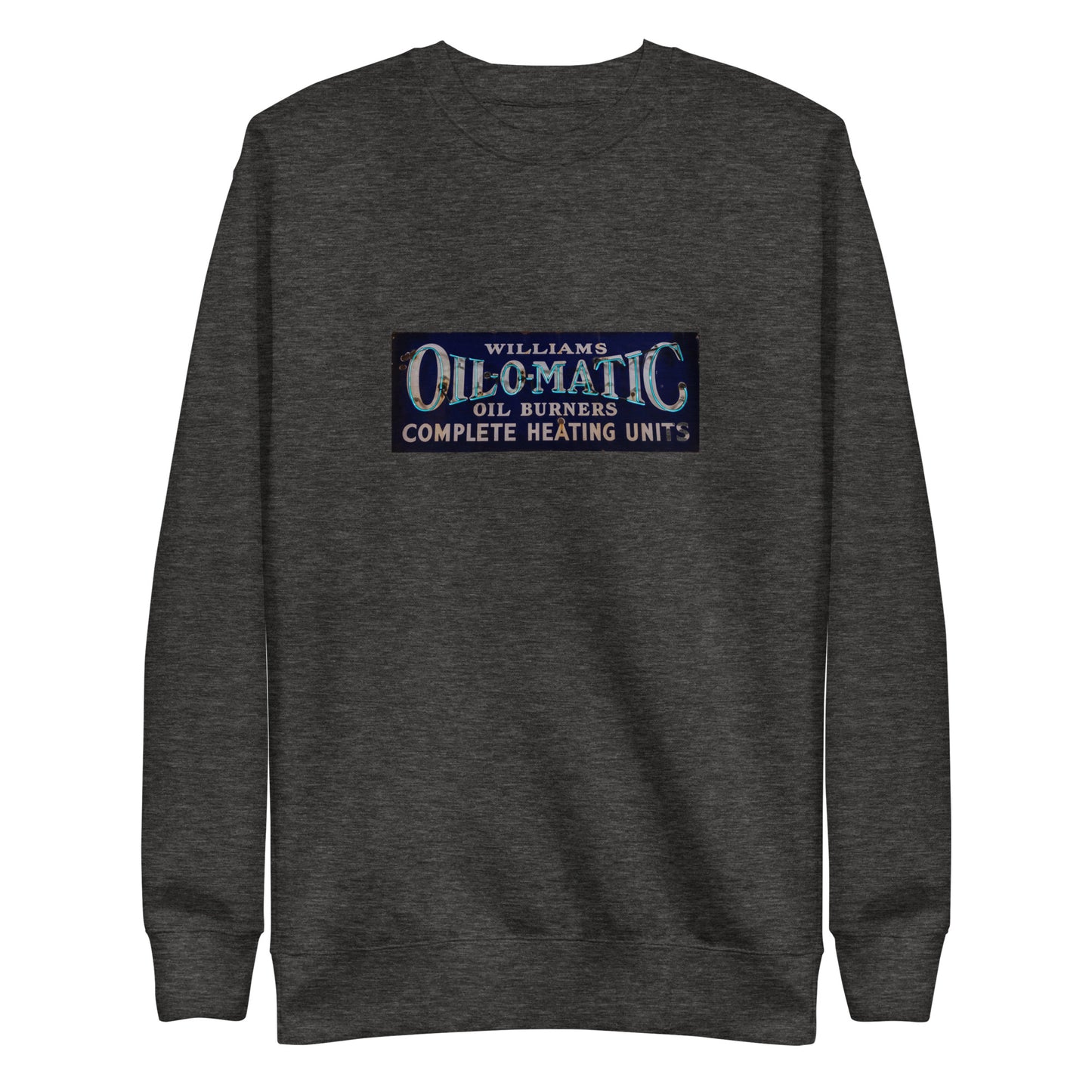 Vintage Oil O Matic Heating Neon Style Unisex Premium Sweatshirt