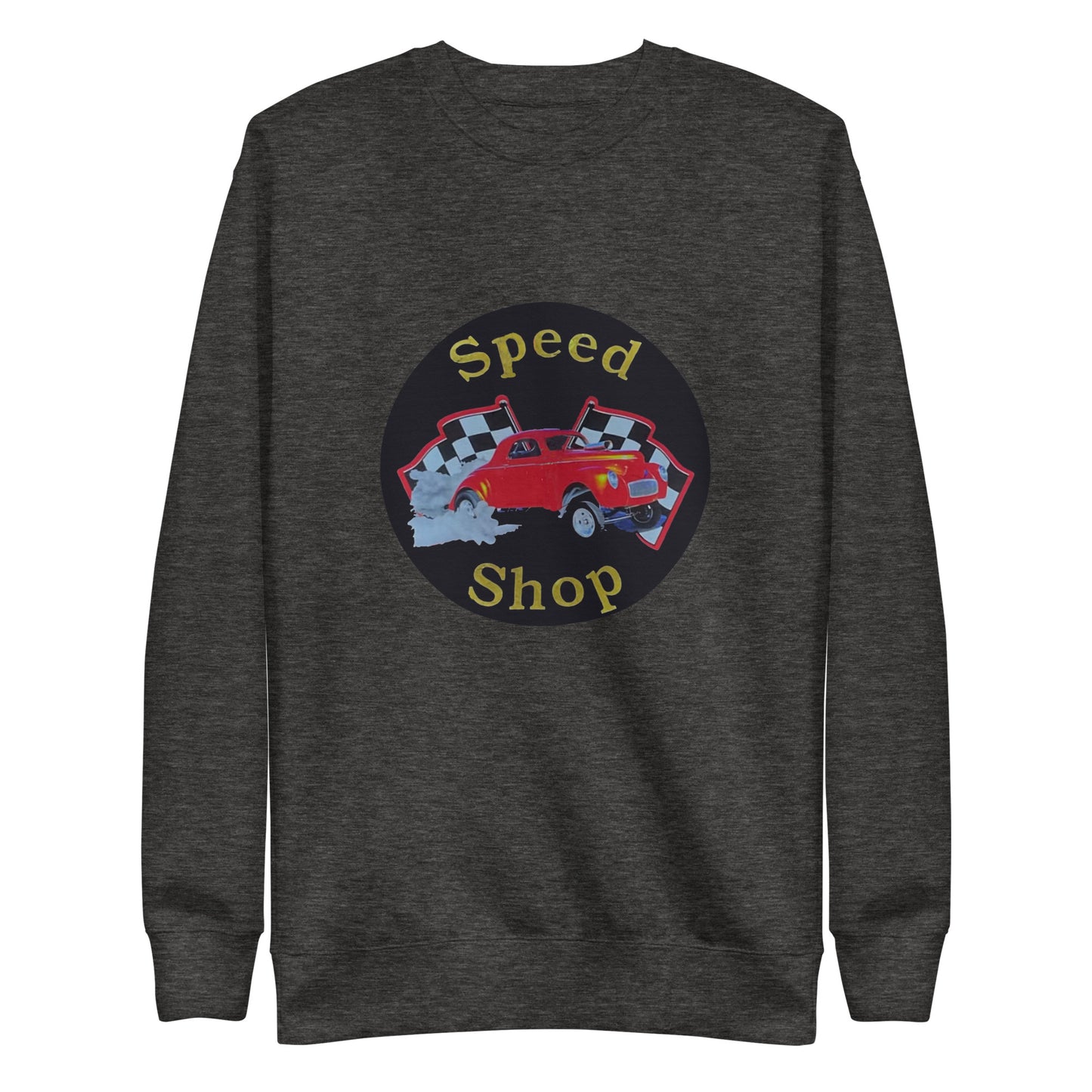 Retro Speed Shop Tin Style Unisex Premium Sweatshirt