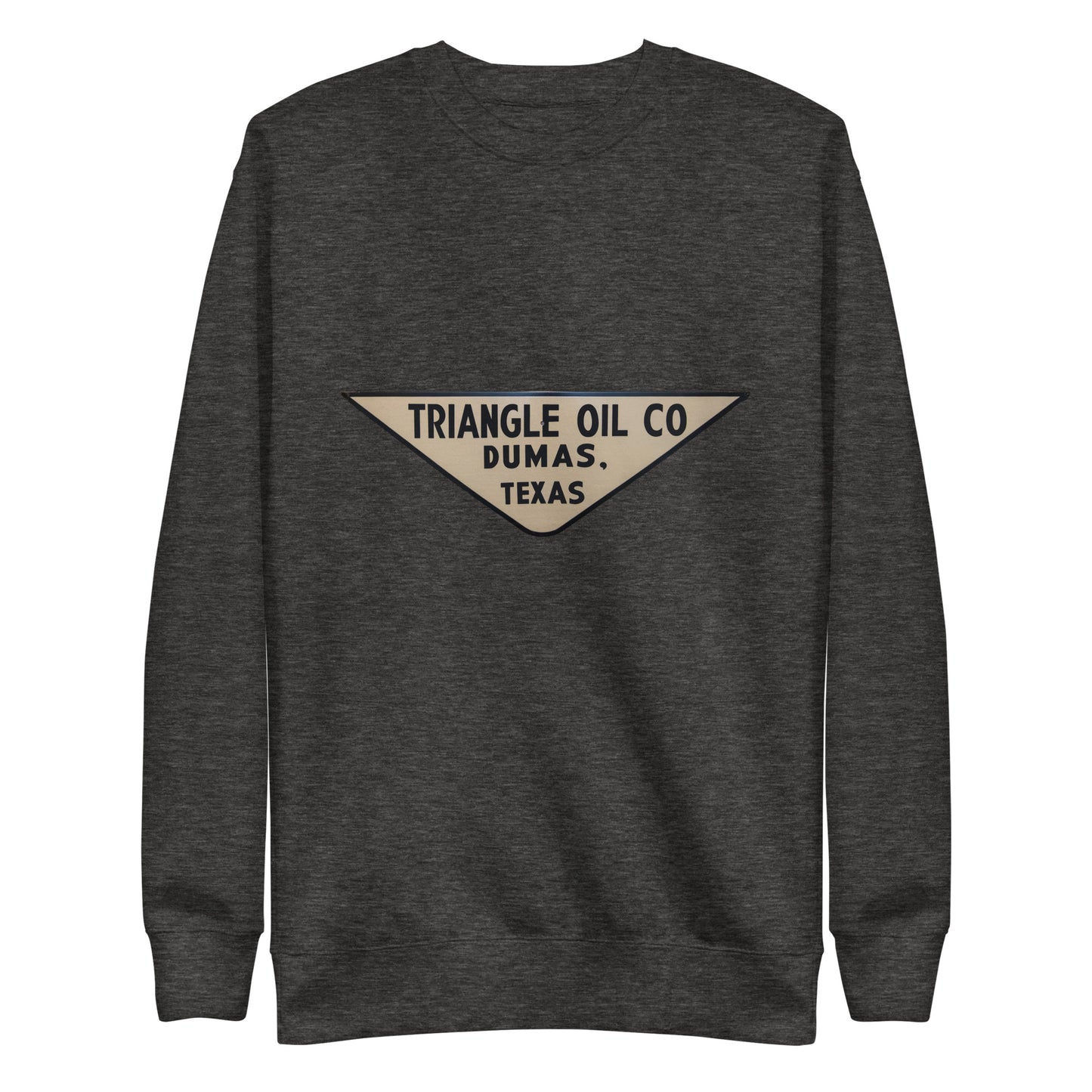 Retro Triangle Oil Company Tin Style Unisex Premium Sweatshirt