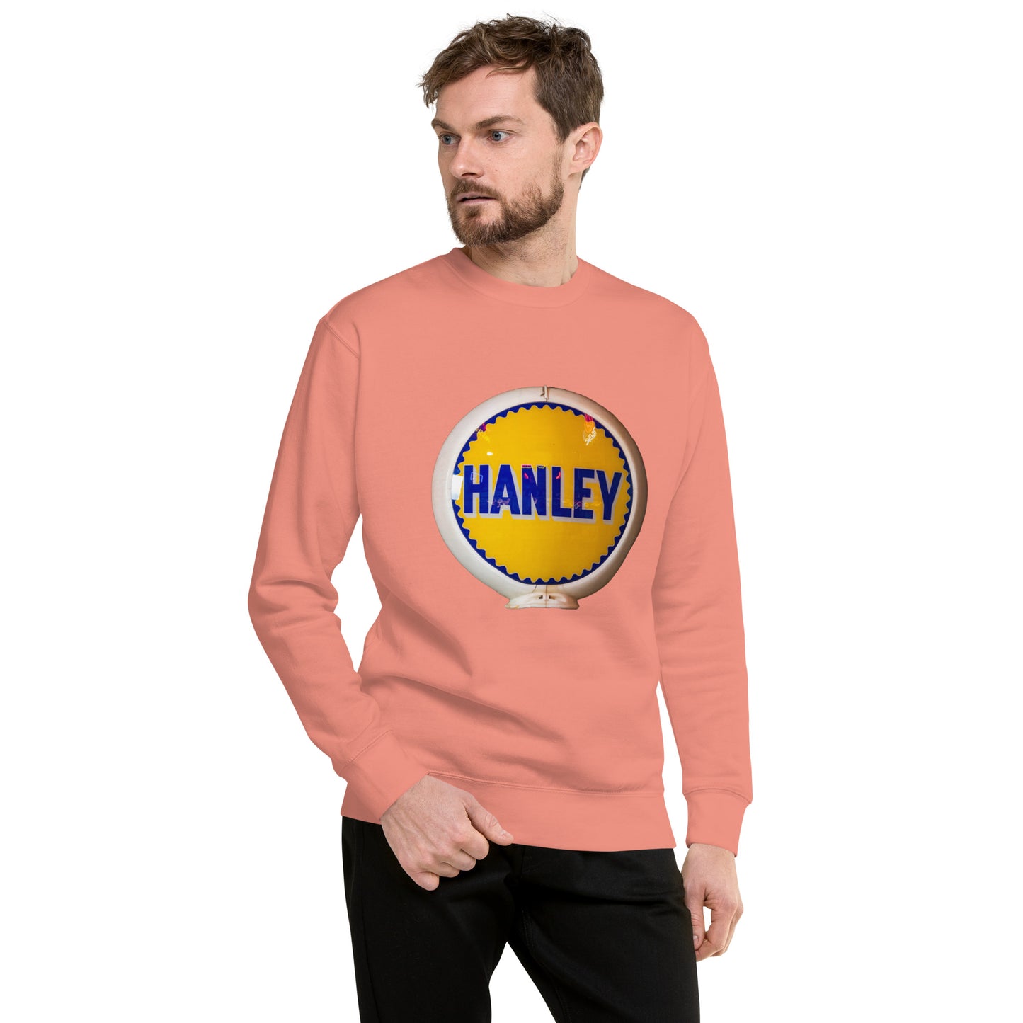 Retro Gas Globe Handly Unisex Premium Sweatshirt