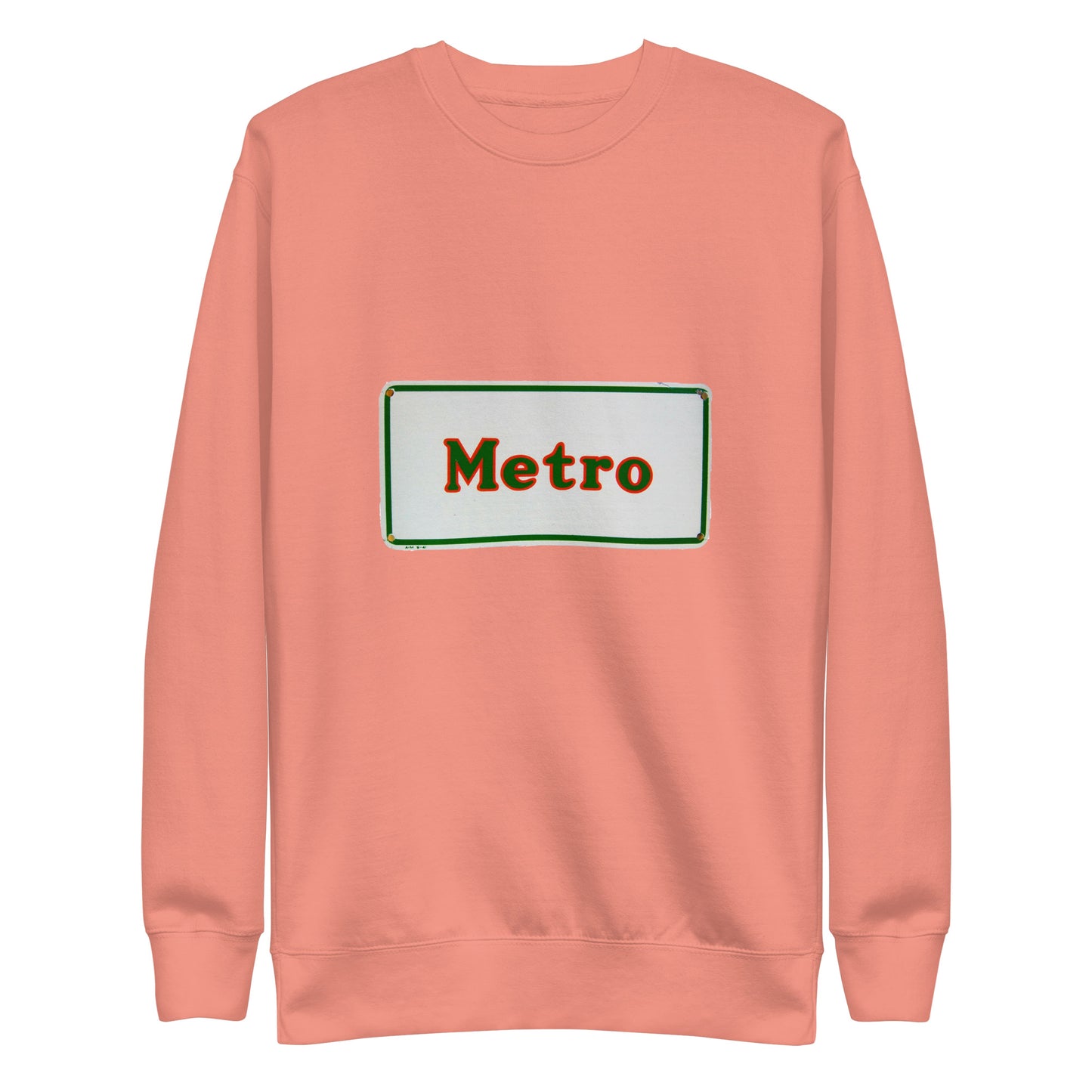 Retro Metro Tin Style Unisex Premium Sweatshirt