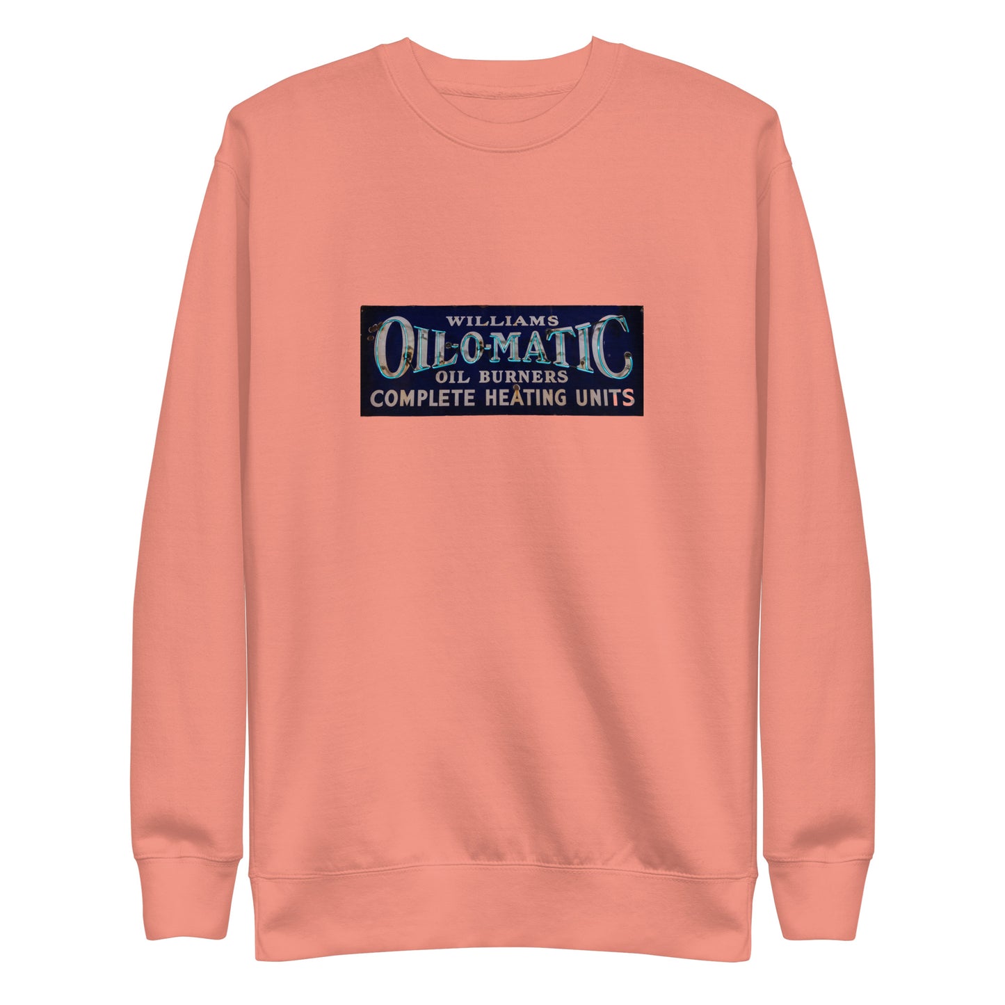 Vintage Oil O Matic Heating Neon Style Unisex Premium Sweatshirt