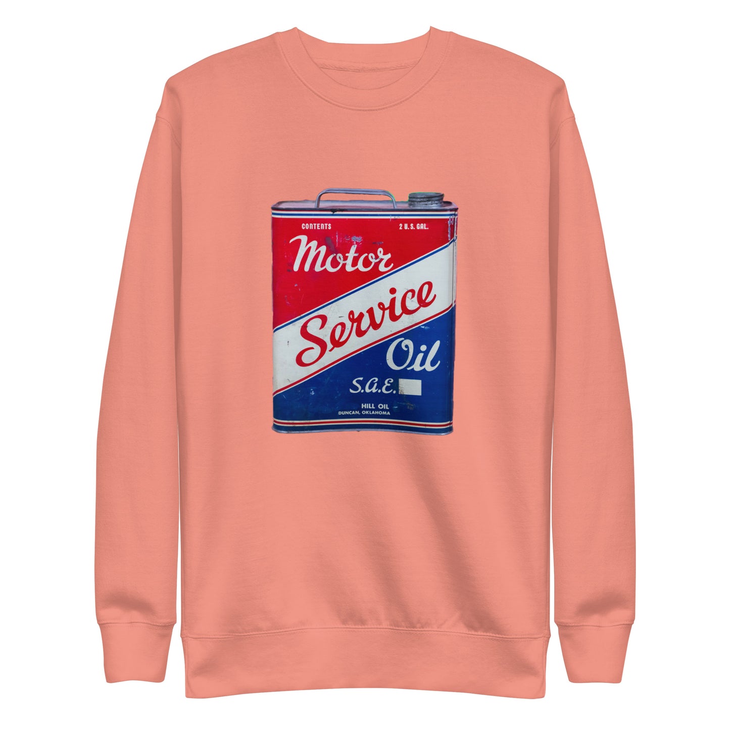 Vintage Service Oil Can Patina Style Unisex Premium Sweatshirt