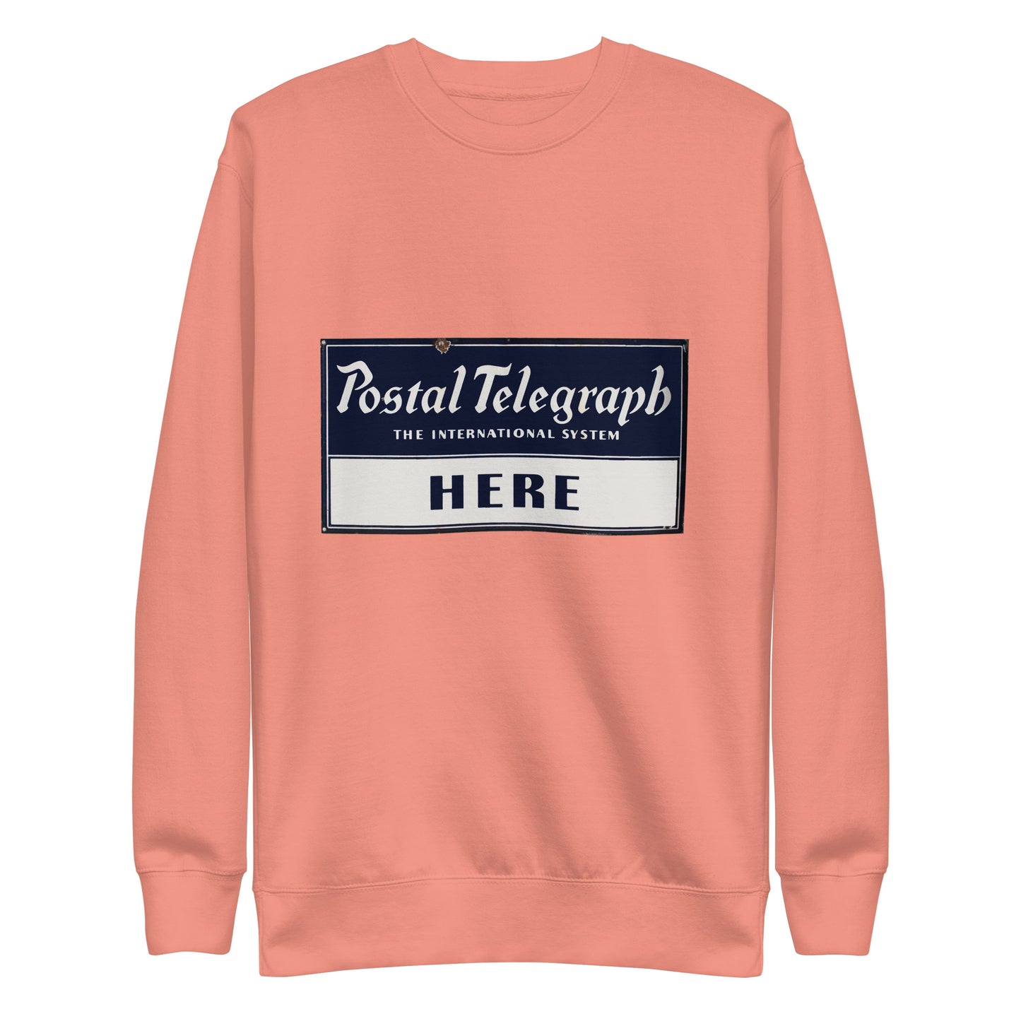 Vintage Telegraph Sign (The Original Email) Unisex Premium Sweatshirt