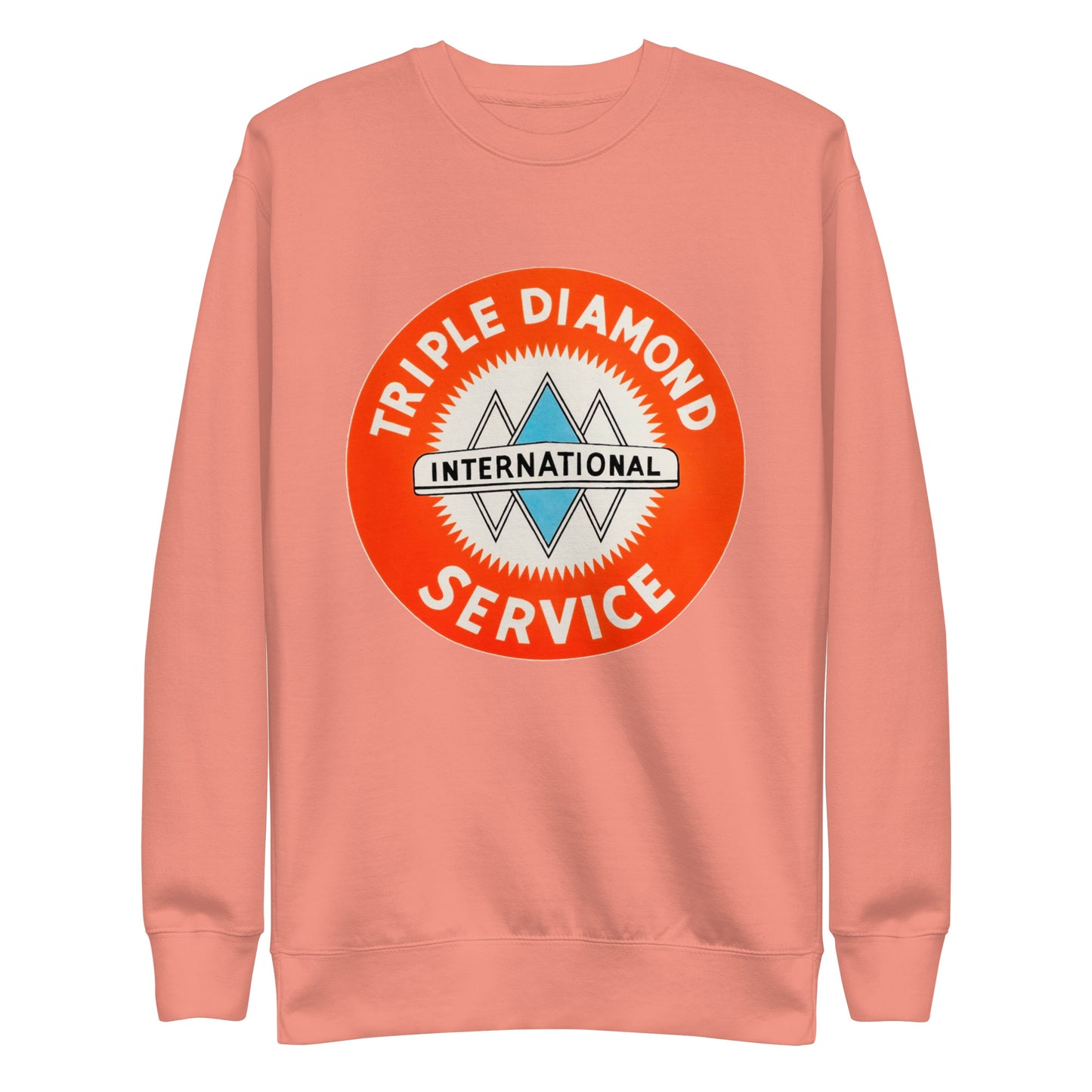 Triple Diamond Service Tin Style Unisex Premium Sweatshirt