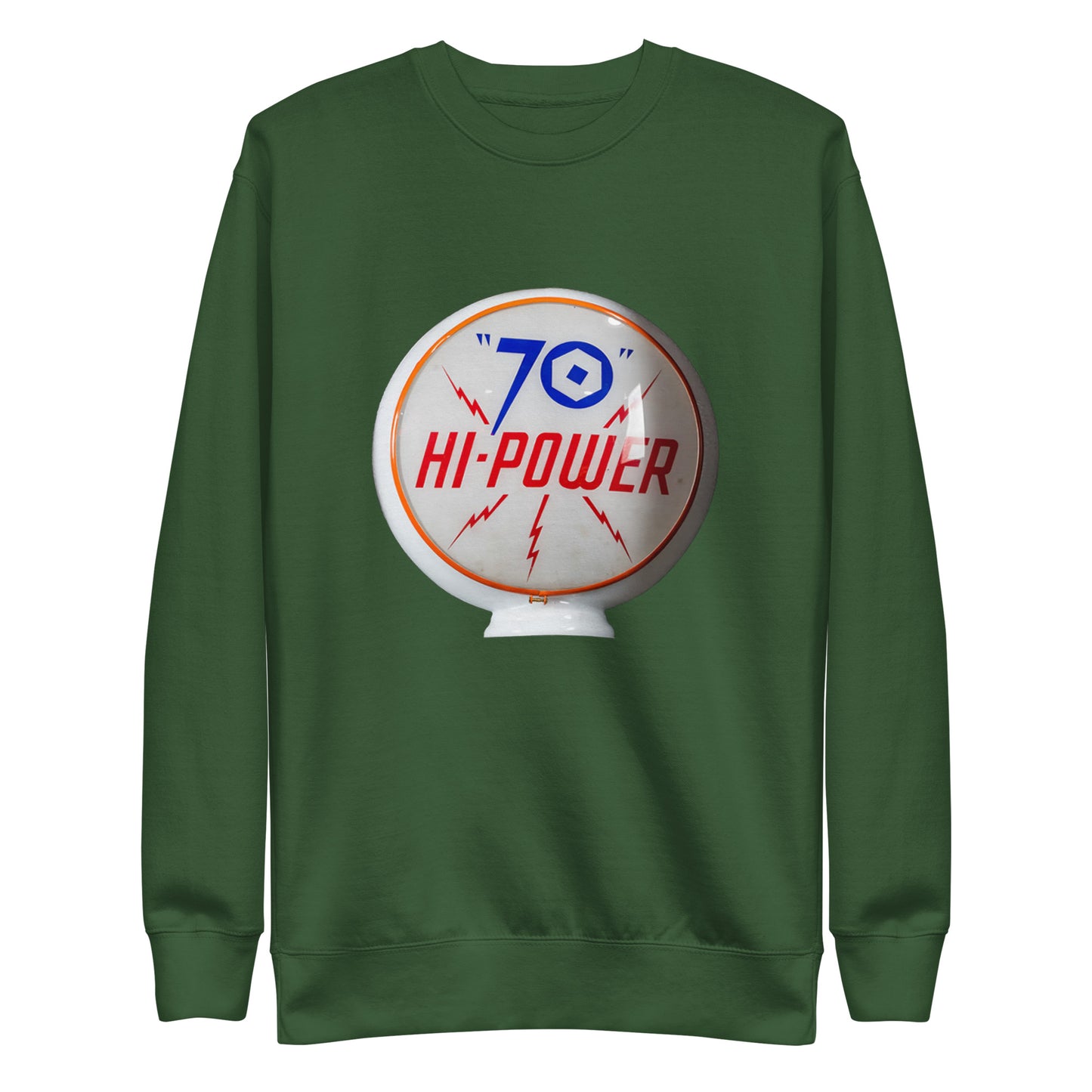 Gas Globe Retro Globe Design Unisex Premium Sweatshirt