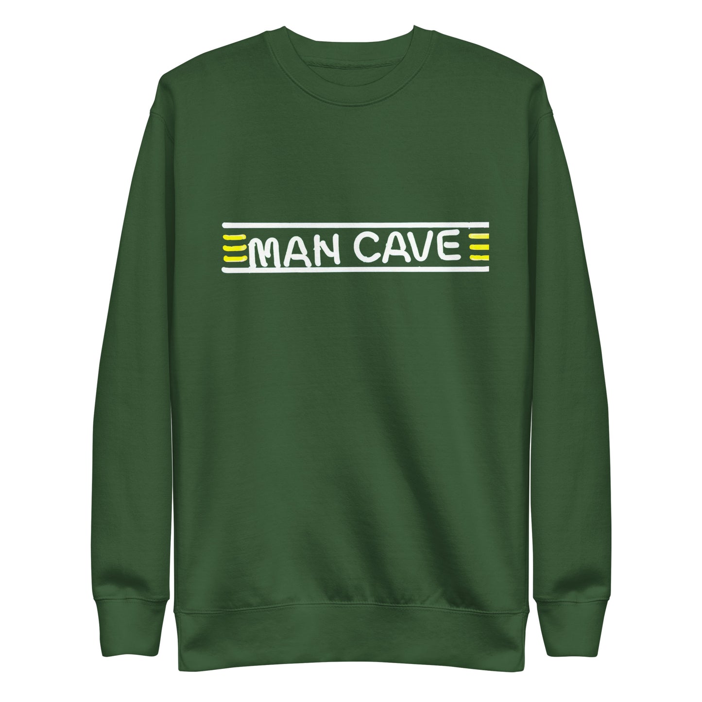 Man Cave Neon Style Unisex Premium Sweatshirt